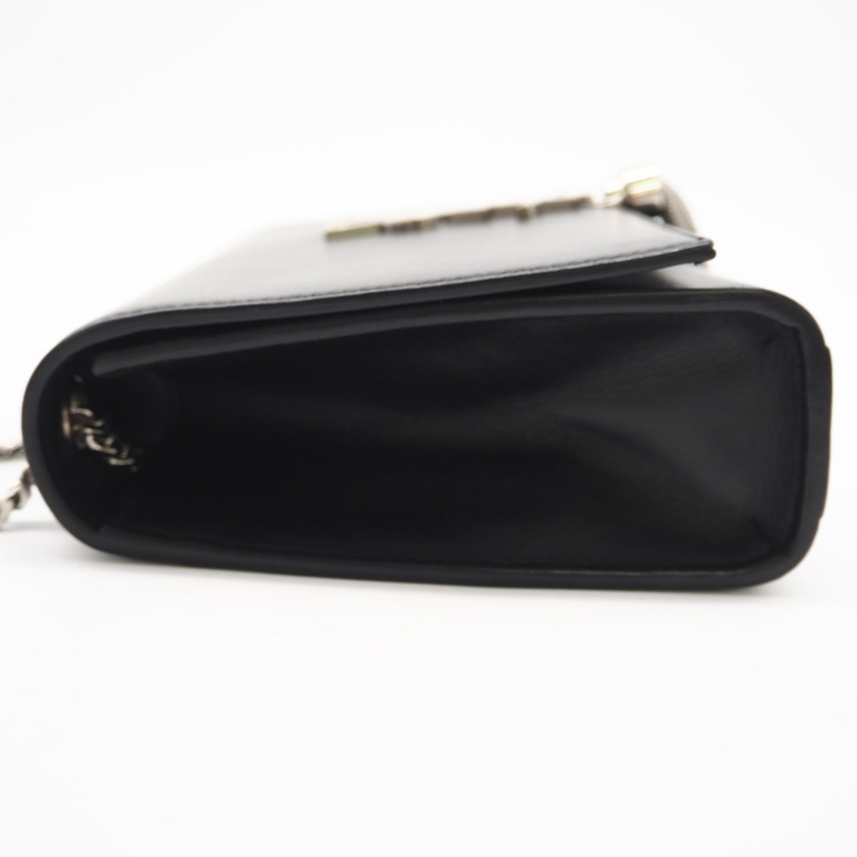 Saint Laurent Black Leather Shoulder Bag (Pre-Owned)