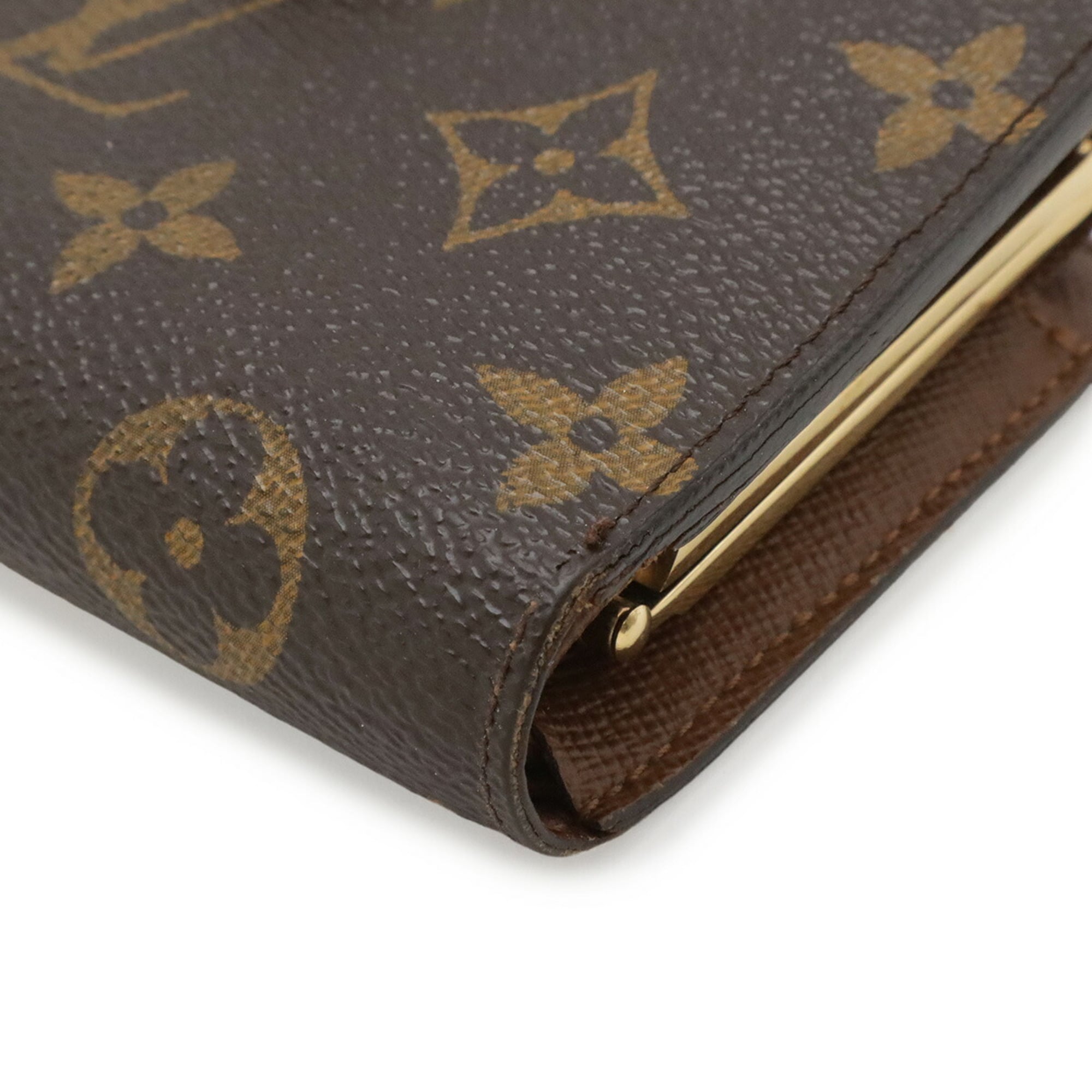 Louis Vuitton Monogram Brown Monogram Canvas Pvc Coated Canvas Wallet (Bi-Fold) (Pre-Owned)