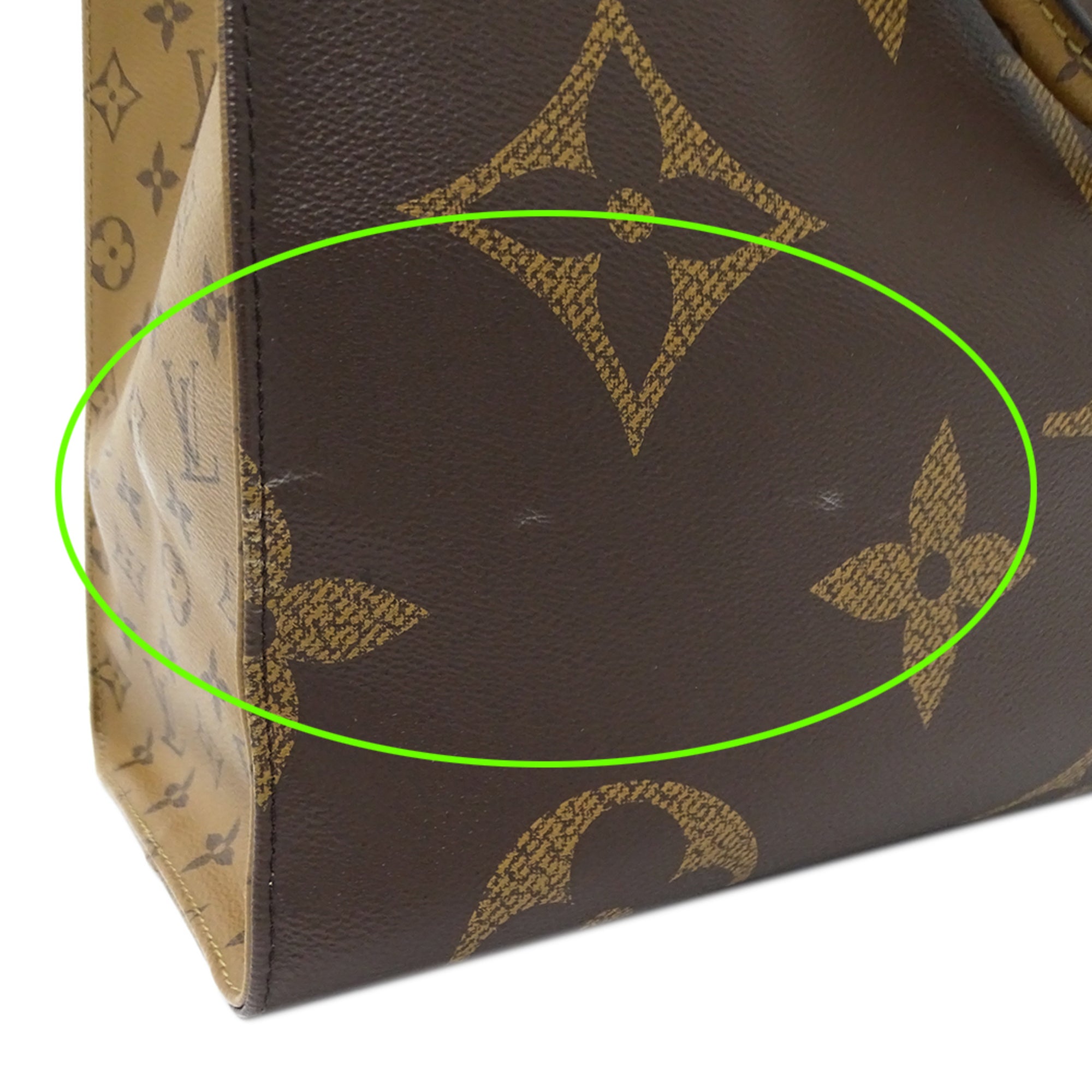 Louis Vuitton Monogram Monogram Reverse Monogram Canvas Handbag Shoulder Bag Tote Bag (Pre-Owned)