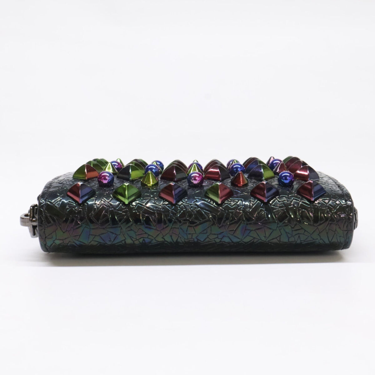 Christian Louboutin Black Multi-Color Coin Purse/Coin Case (Pre-Owned)