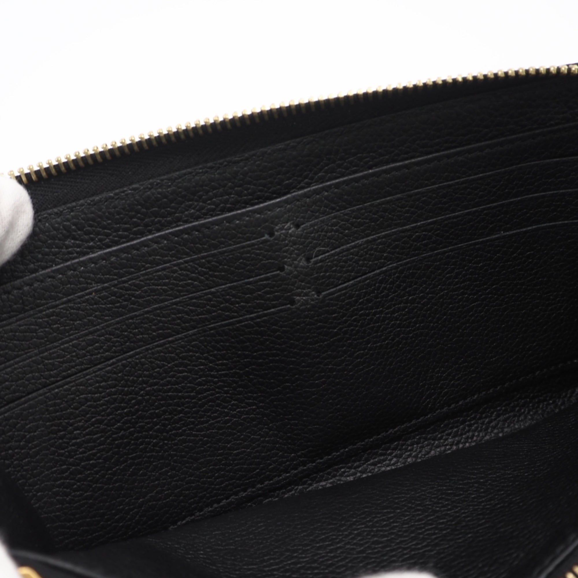 Louis Vuitton Bicolor Black Galle Monogram Monogram Empreinte Long Wallet (Bi-Fold) (Pre-Owned)