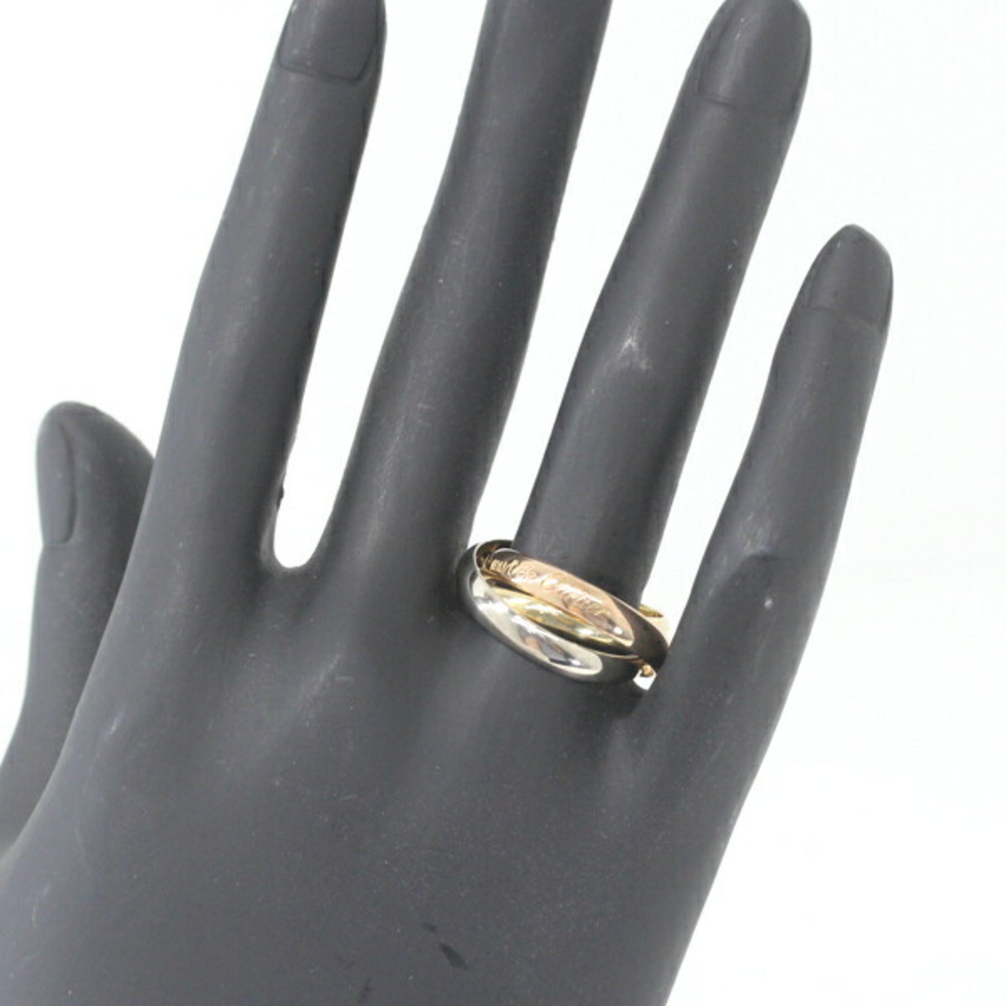 Cartier Pink Gold White Gold Yellow Gold Yellow Gold (18K) Pink Gold (18K) White Gold (18K) Band Ring (Pre-Owned)