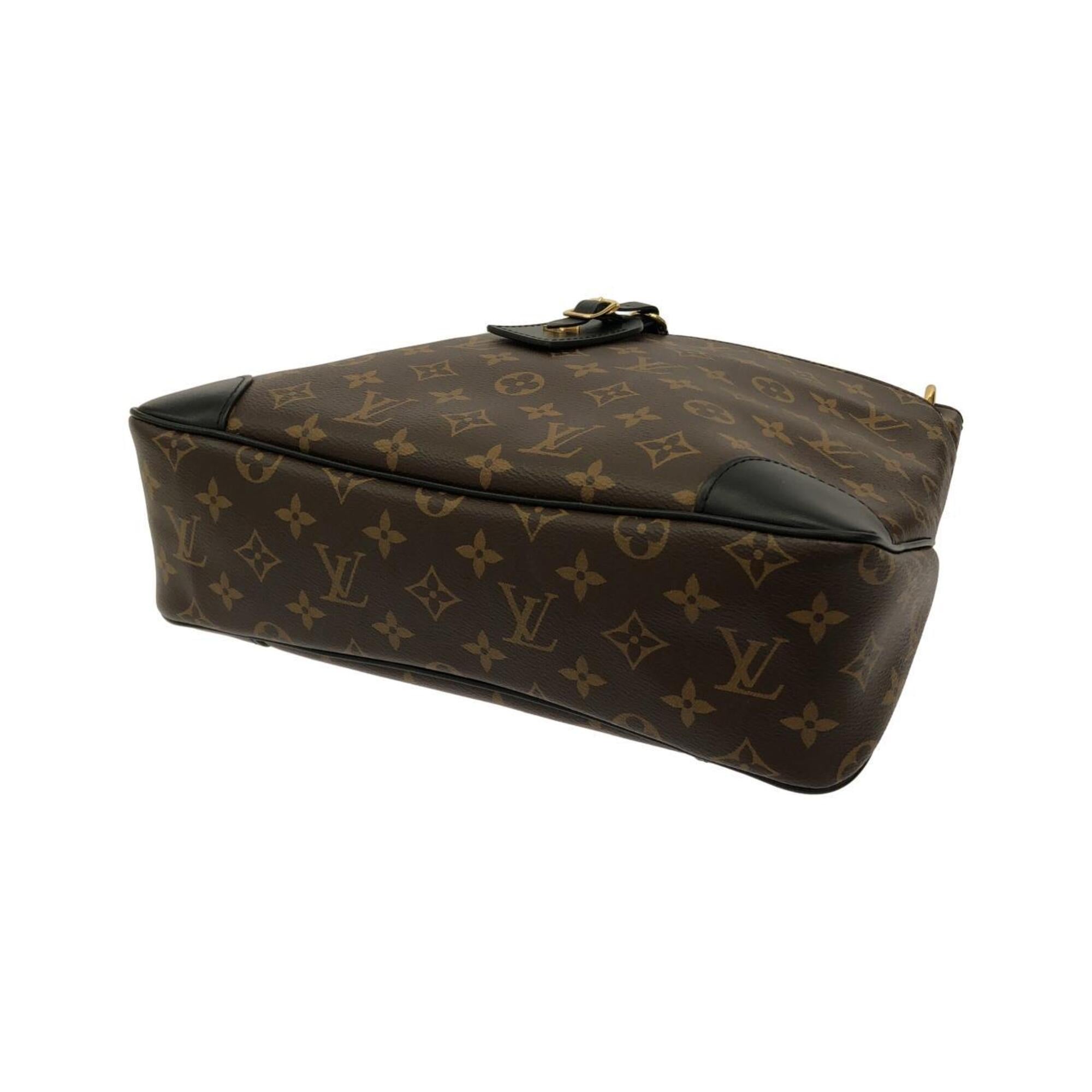 Louis Vuitton Black Marron Coated Canvas Shoulder Bag (Pre-Owned)