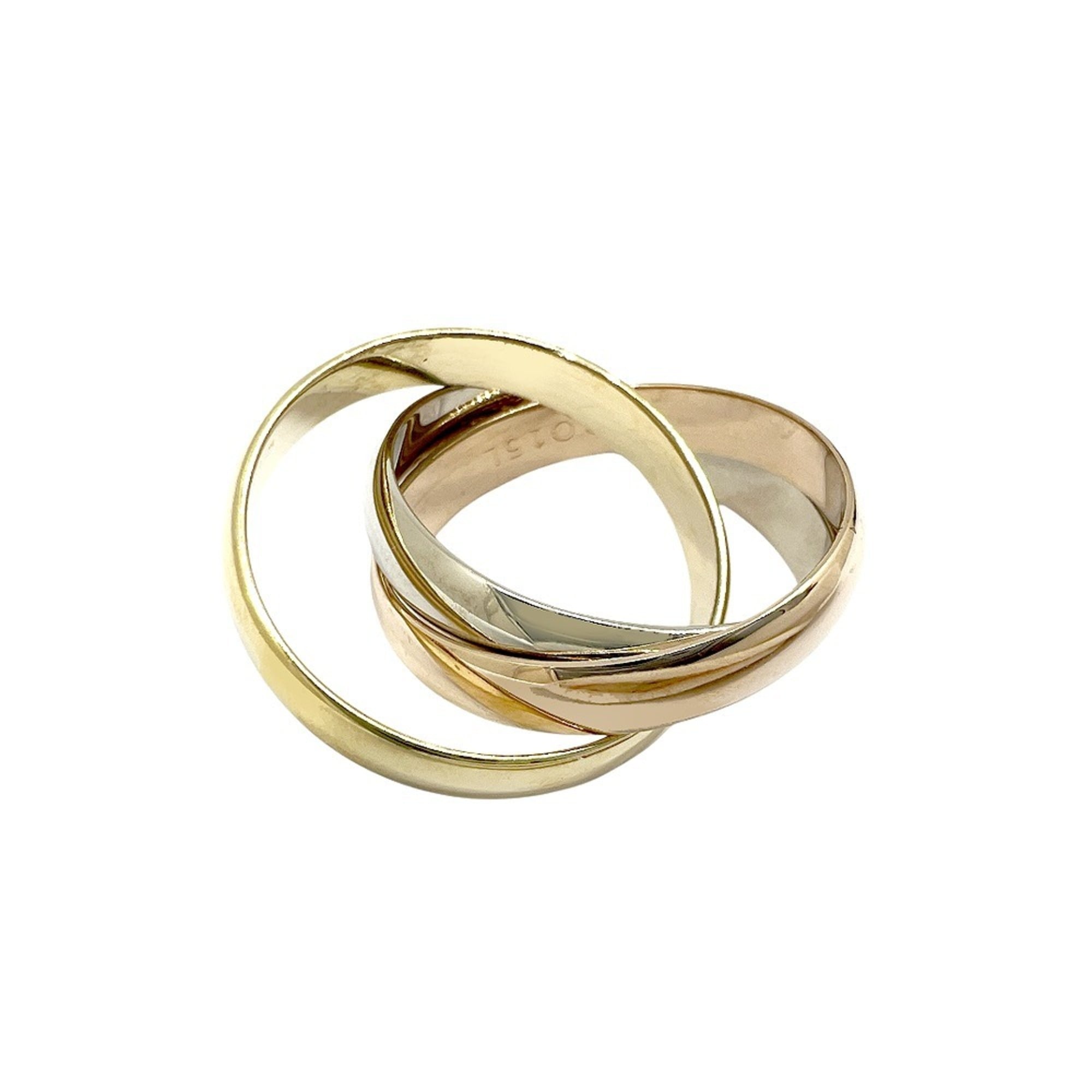 Cartier Pink Gold White Gold Yellow Gold Yellow Gold (18K) Pink Gold (18K) White Gold (18K) Band Ring (Pre-Owned)