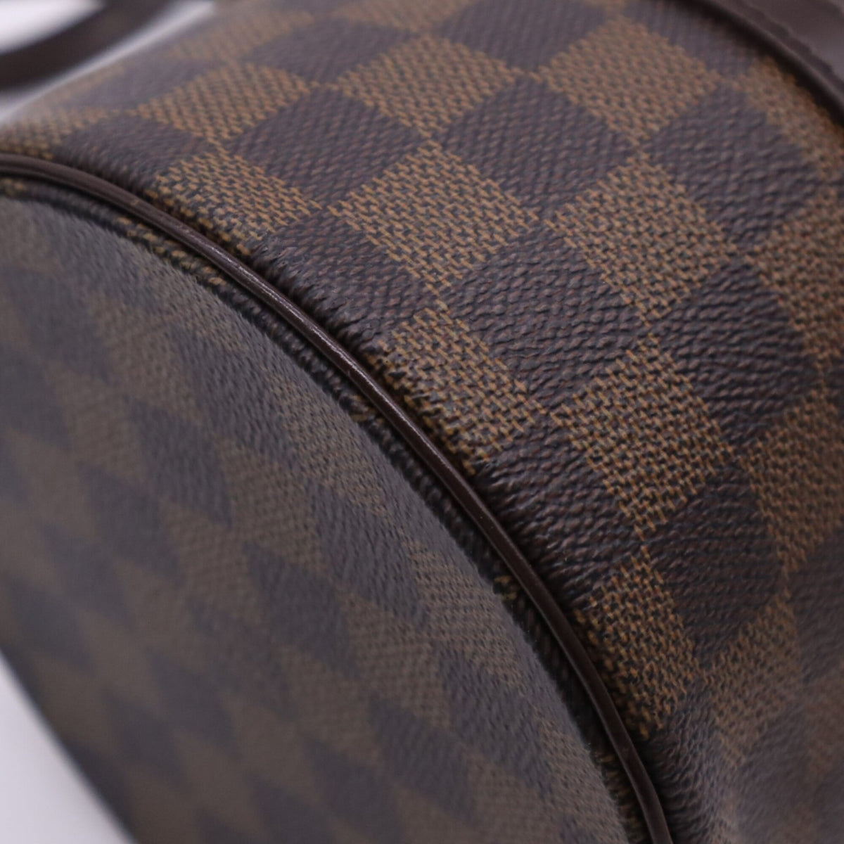 Louis Vuitton Damier Beige Brown Coated Canvas Leather Handbag (Pre-Owned)