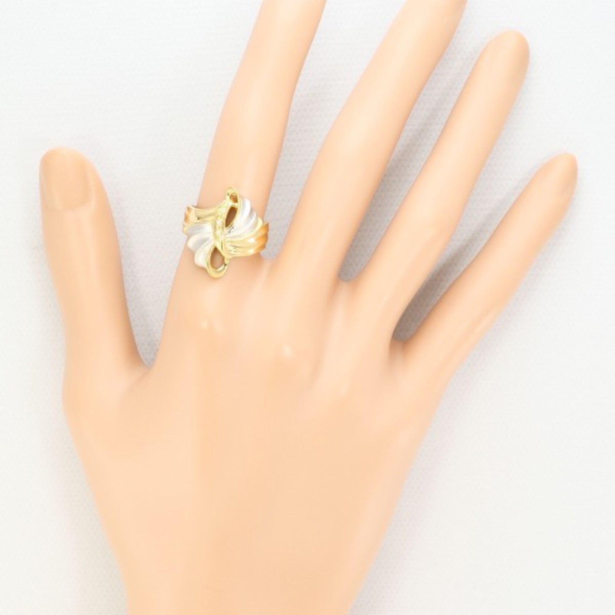 Unbranded Platinum Yellow Gold Yellow Gold (18K) Platinum 900 Band Ring (Pre-Owned)
