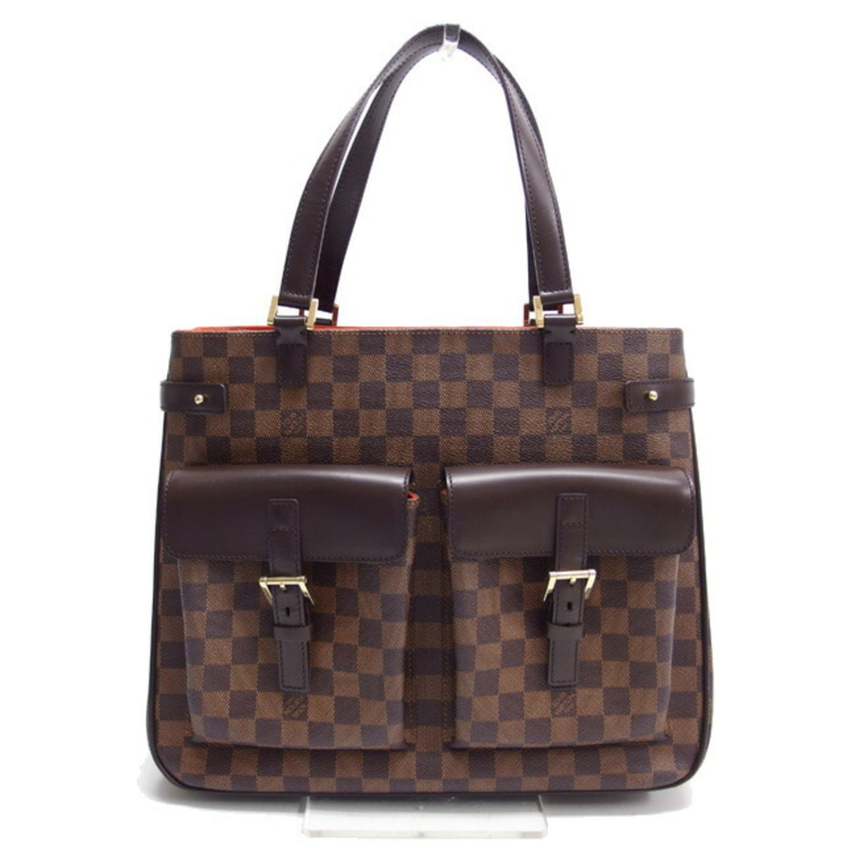 Louis Vuitton Damier Brown Damier Canvas Dark Brown Galle Damier Canvas Handbag Shoulder Bag Tote Bag (Pre-Owned)