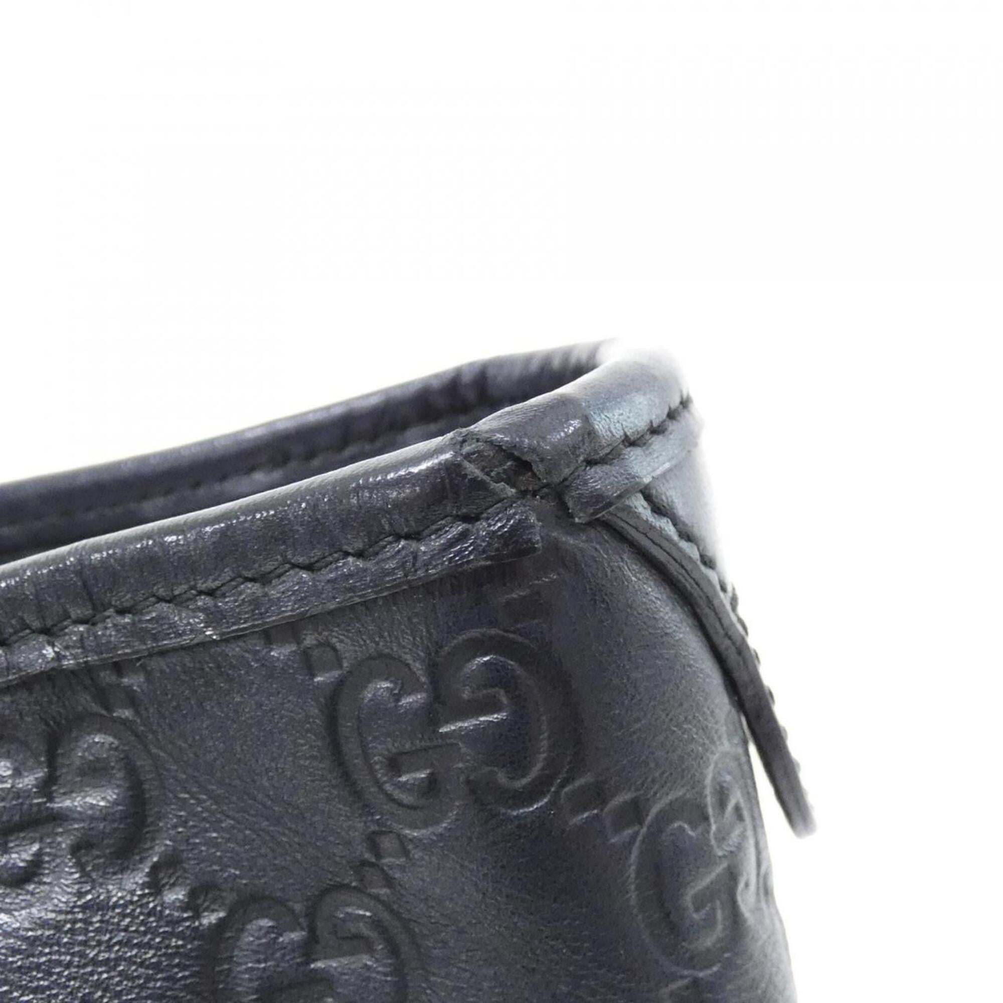 Gucci Black Leather Handbag (Pre-Owned)