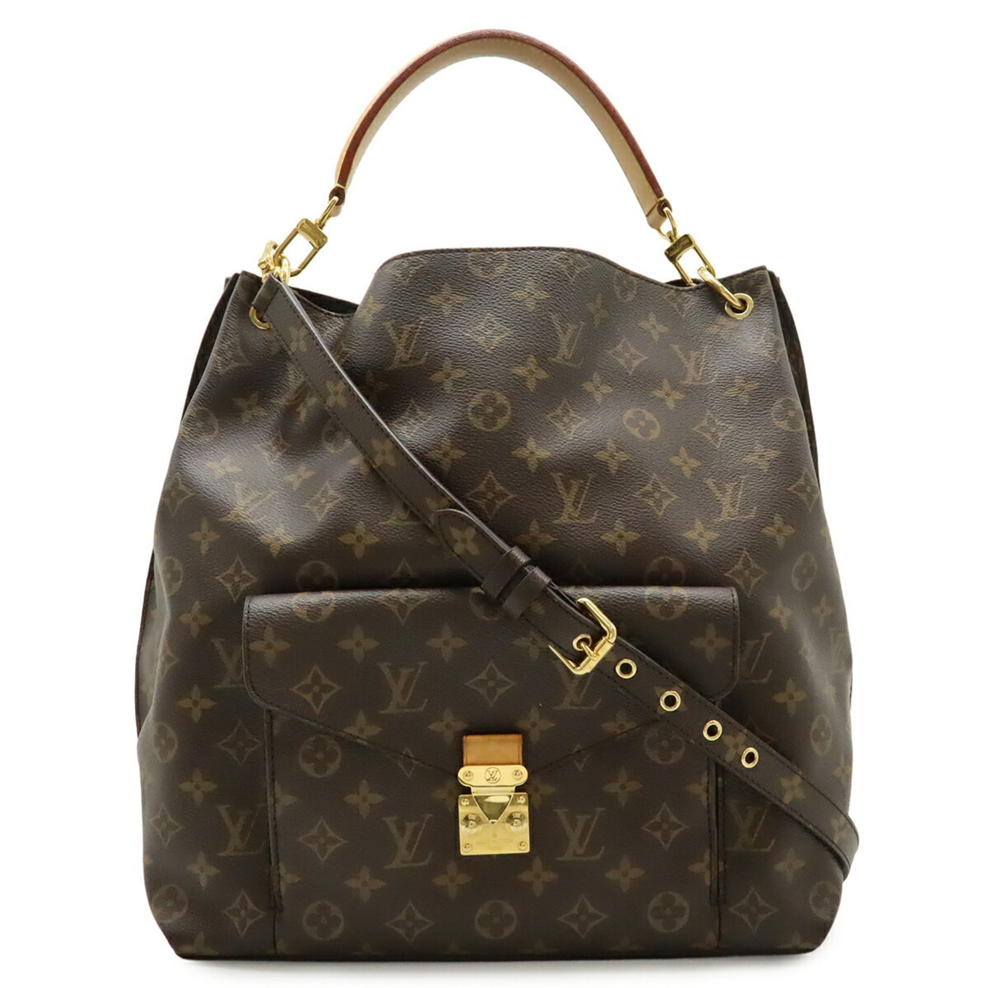 Louis Vuitton Brown Monogram Monogram Handbag Shoulder Bag (Pre-Owned)