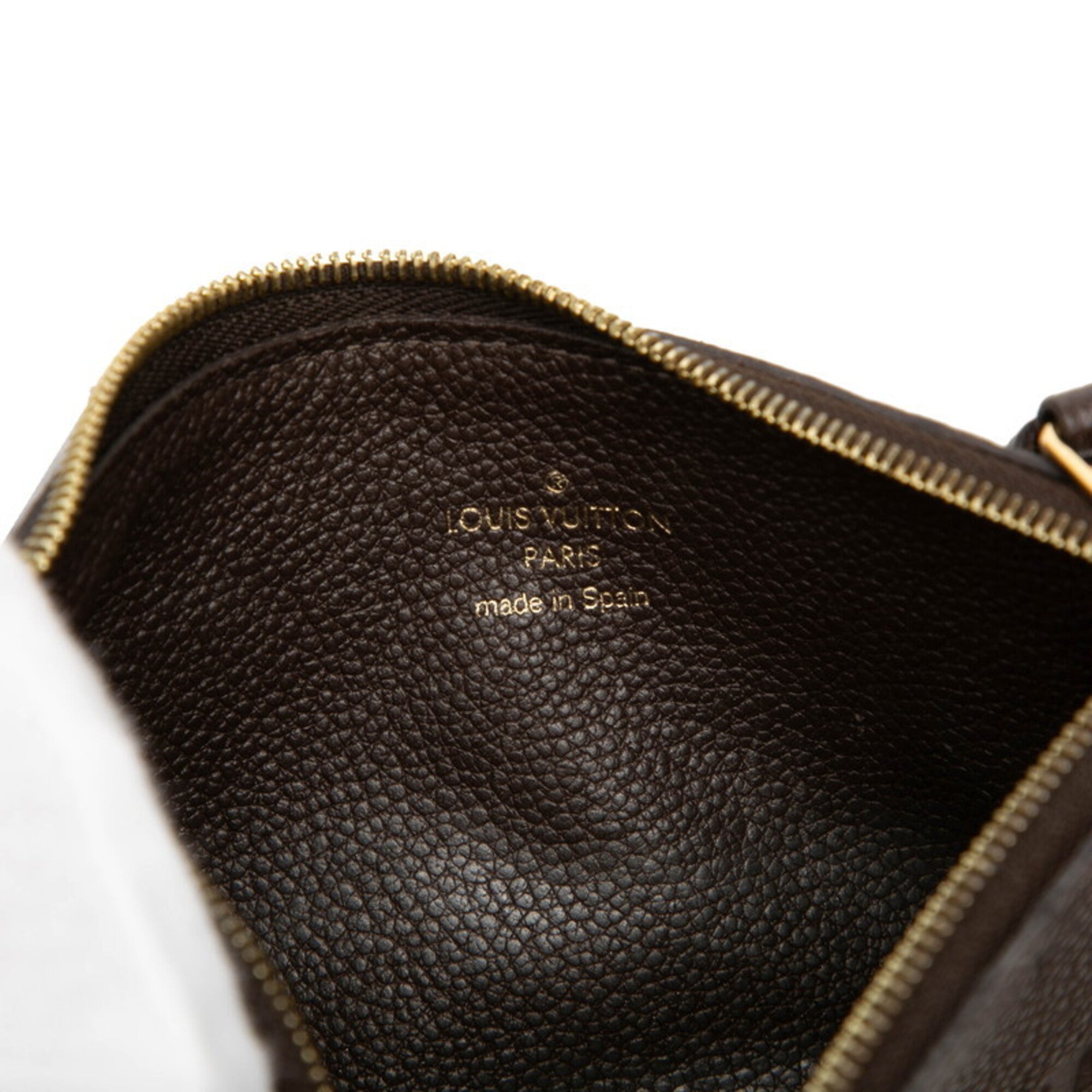 Louis Vuitton Brown Leather Coin Purse/Coin Case (Pre-Owned)