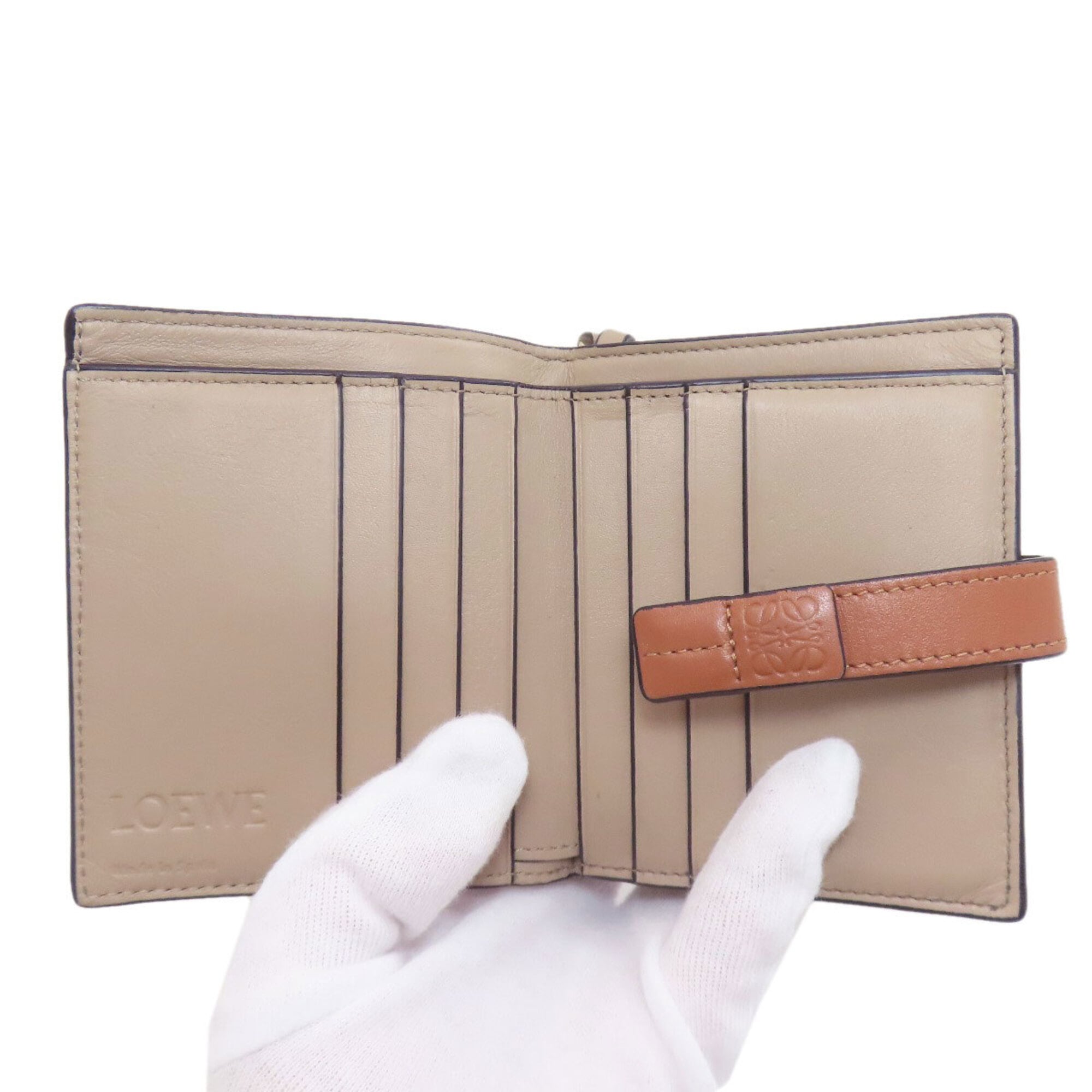 Loewe Brown Leather Wallet (Bi-Fold) (Pre-Owned)
