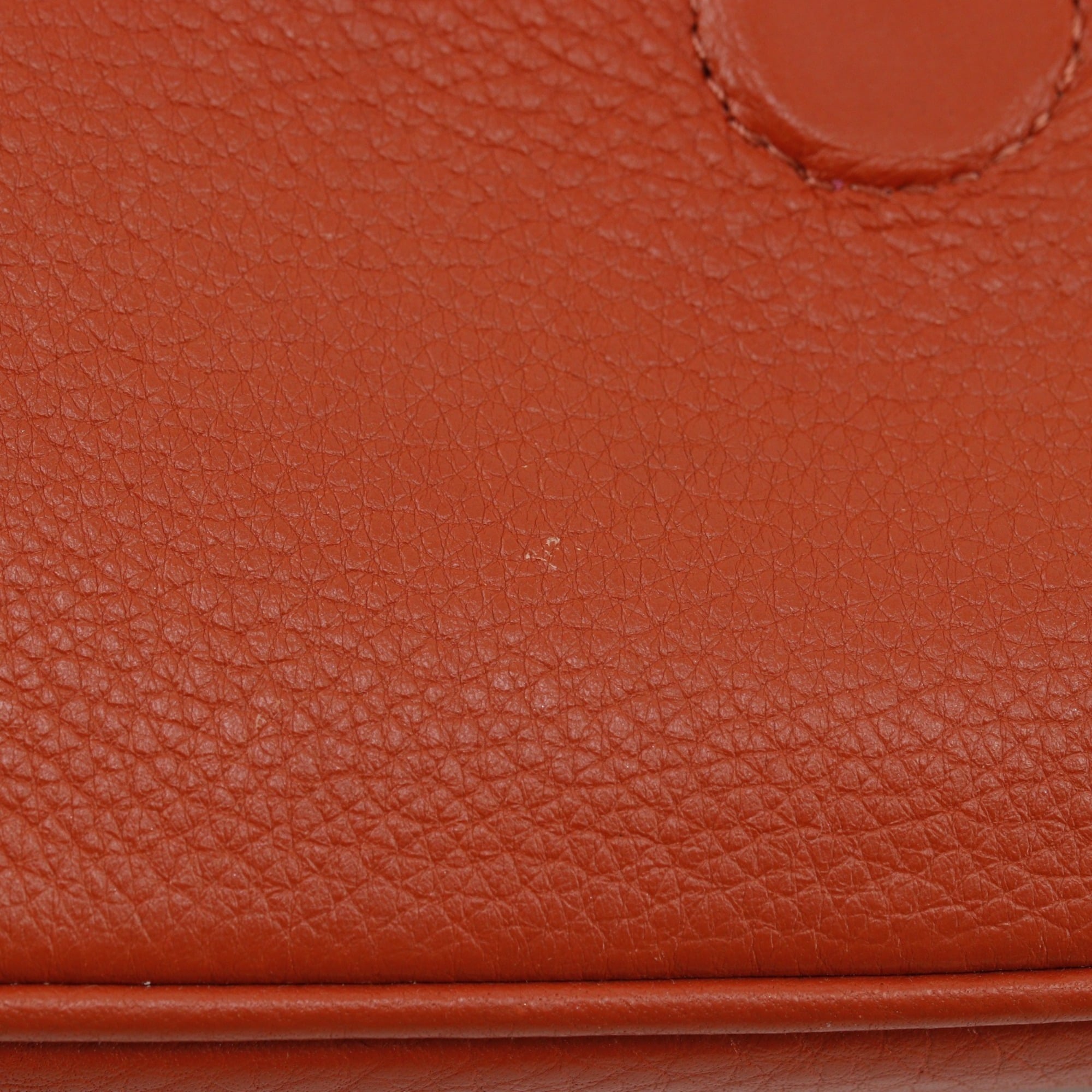 Tory Burch Orange Leather Shoulder Bag (Pre-Owned)