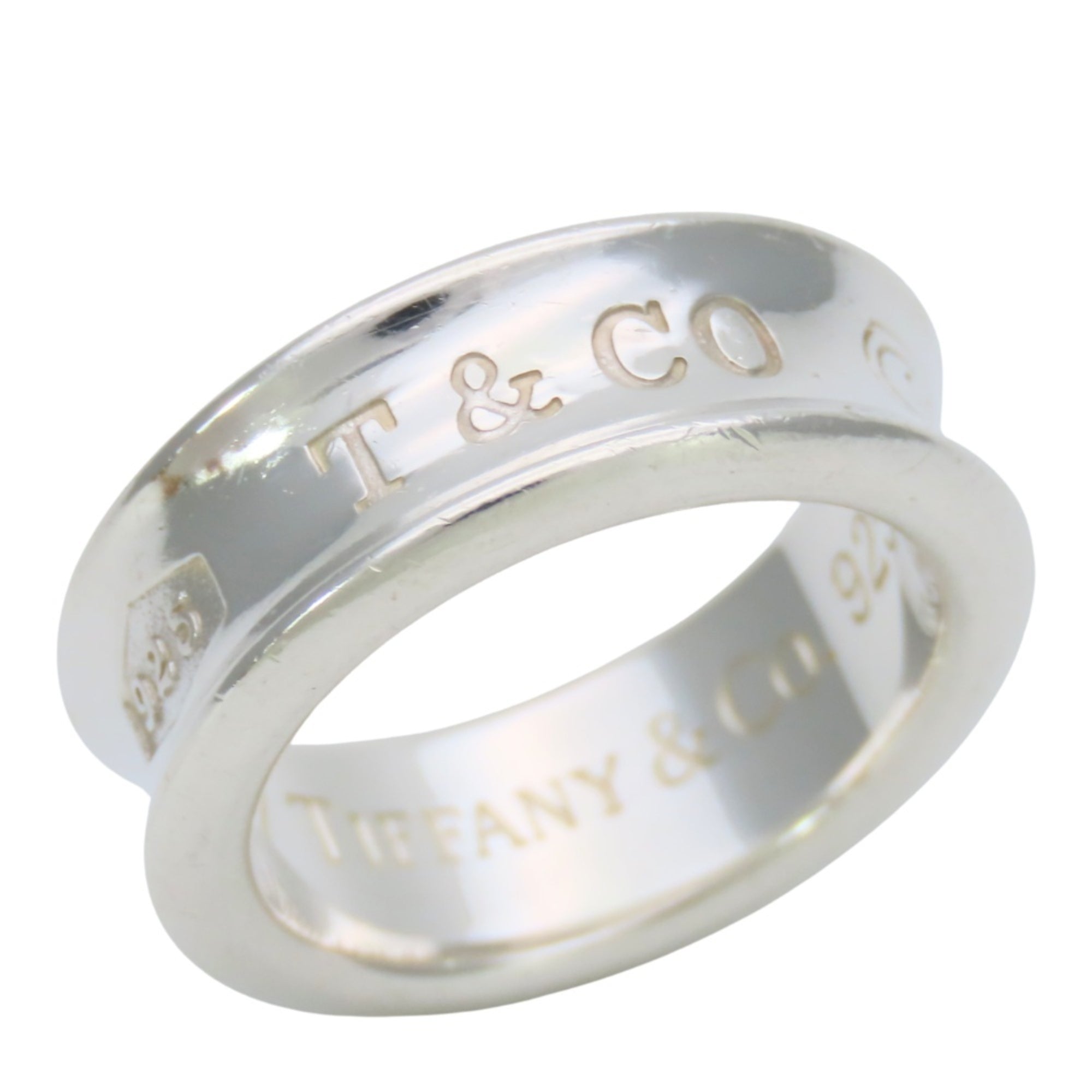 Tiffany Silver Silver 925 Band Ring (Pre-Owned)