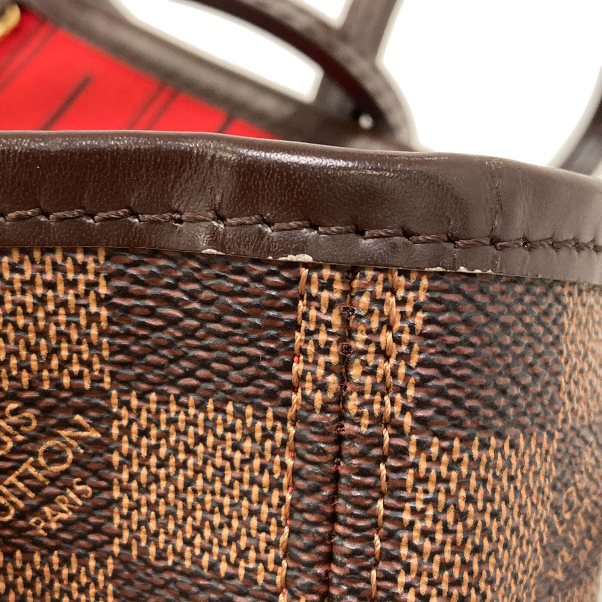 Louis Vuitton Damier Canvas Ebene Damier Canvas Tote Bag (Pre-Owned)