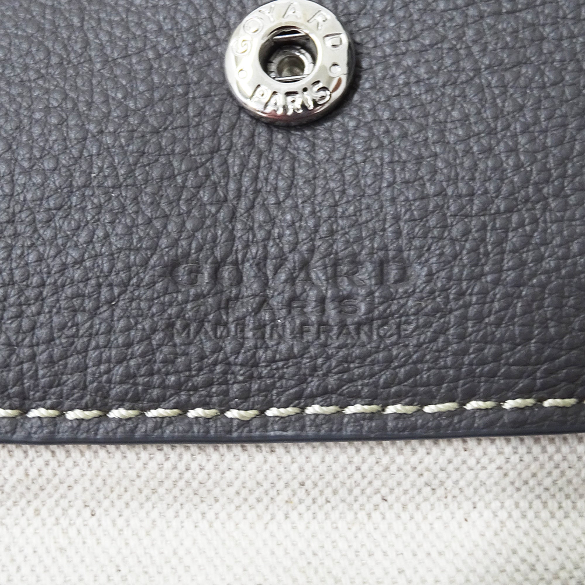 Goyard Gray Coated Canvas Handbag Shoulder Bag (Pre-Owned)