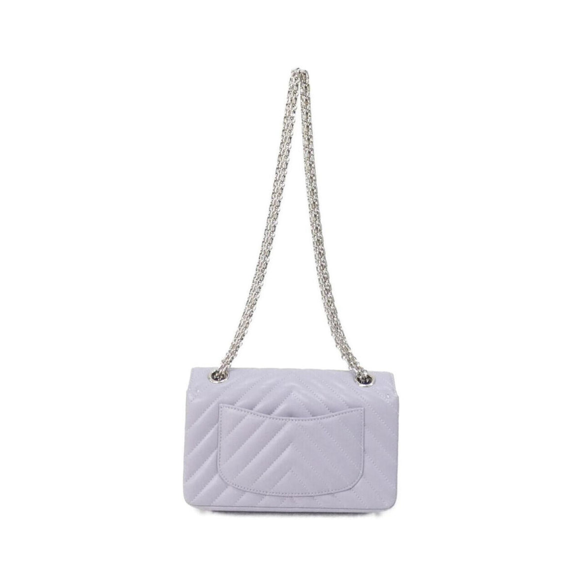 Chanel Light Purple Leather Shoulder Bag (Pre-Owned)