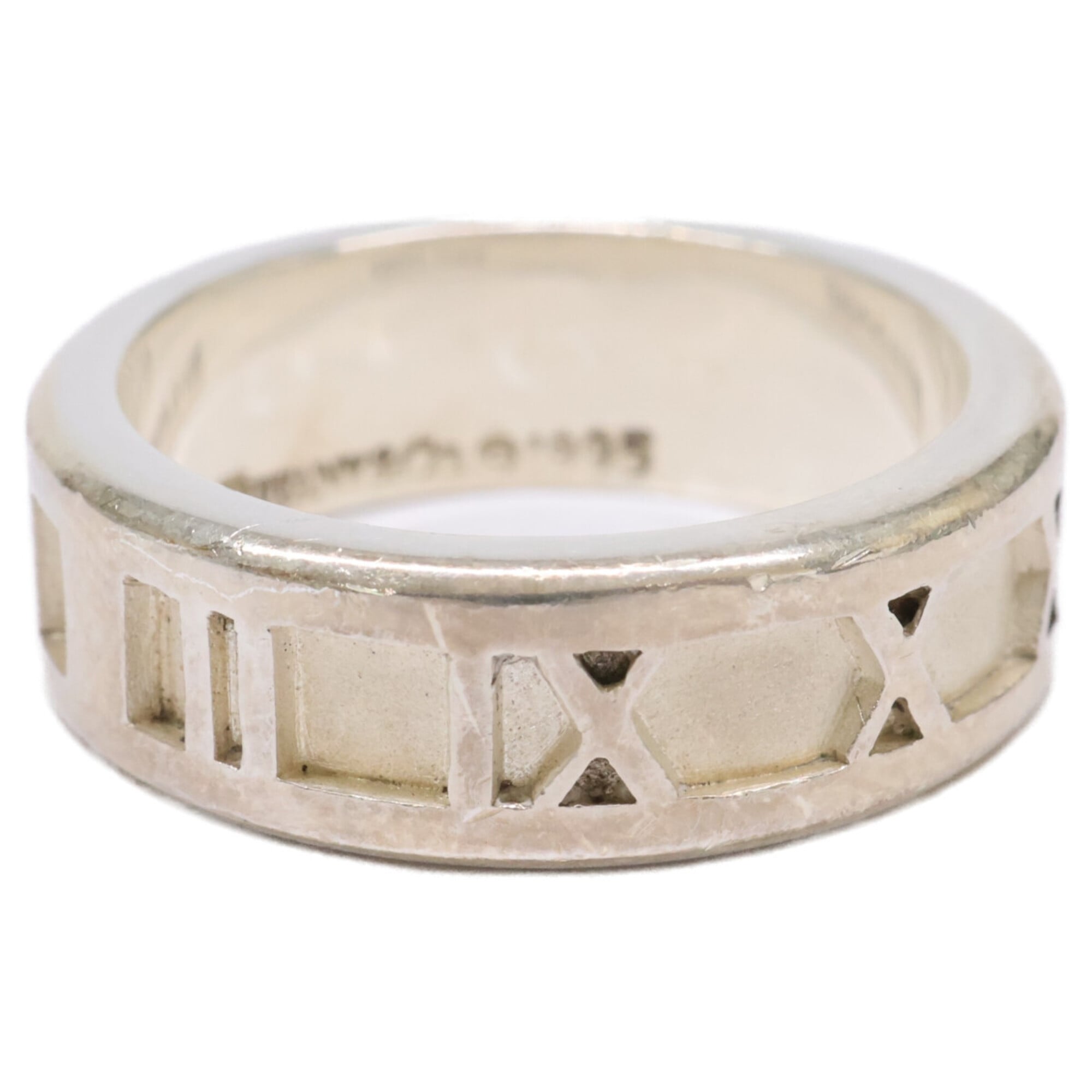 Tiffany Silver Silver 925 Band Ring (Pre-Owned)