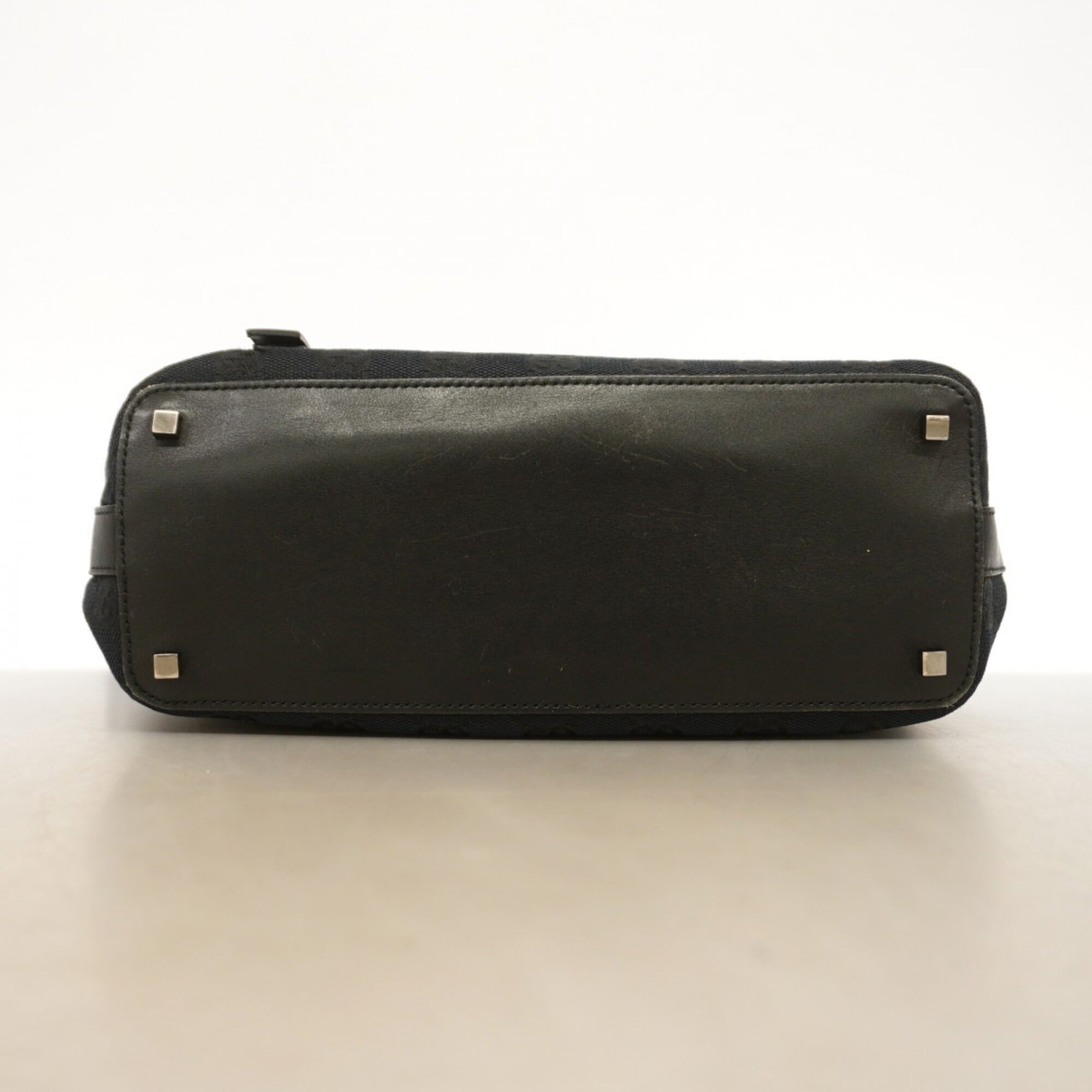 Gucci Black Canvas Handbag (Pre-Owned)