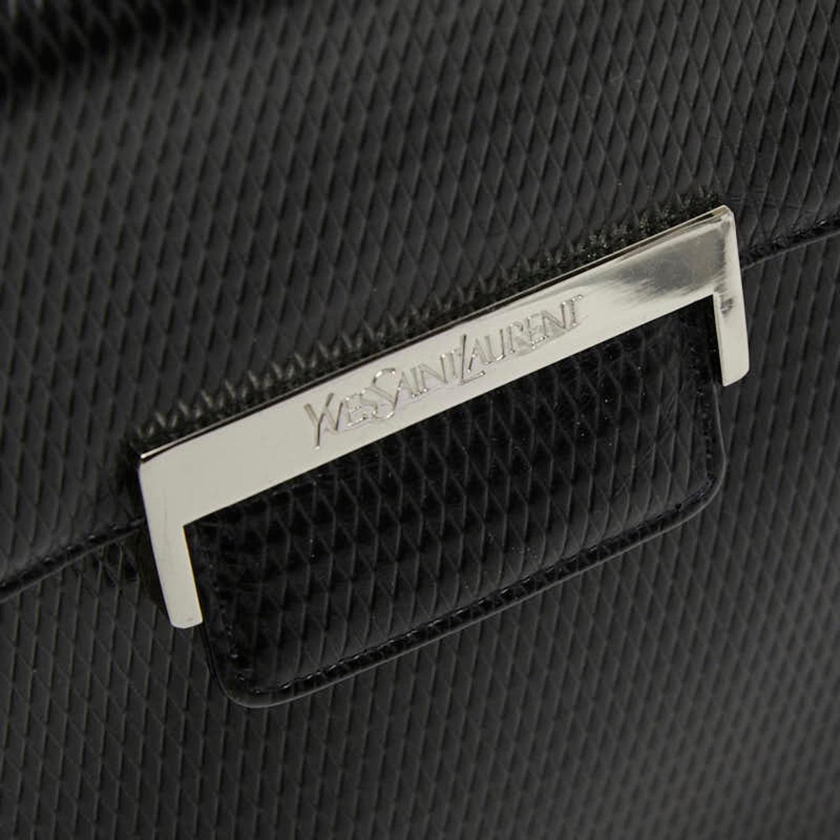 Saint Laurent Black Leather Shoulder Bag (Pre-Owned)