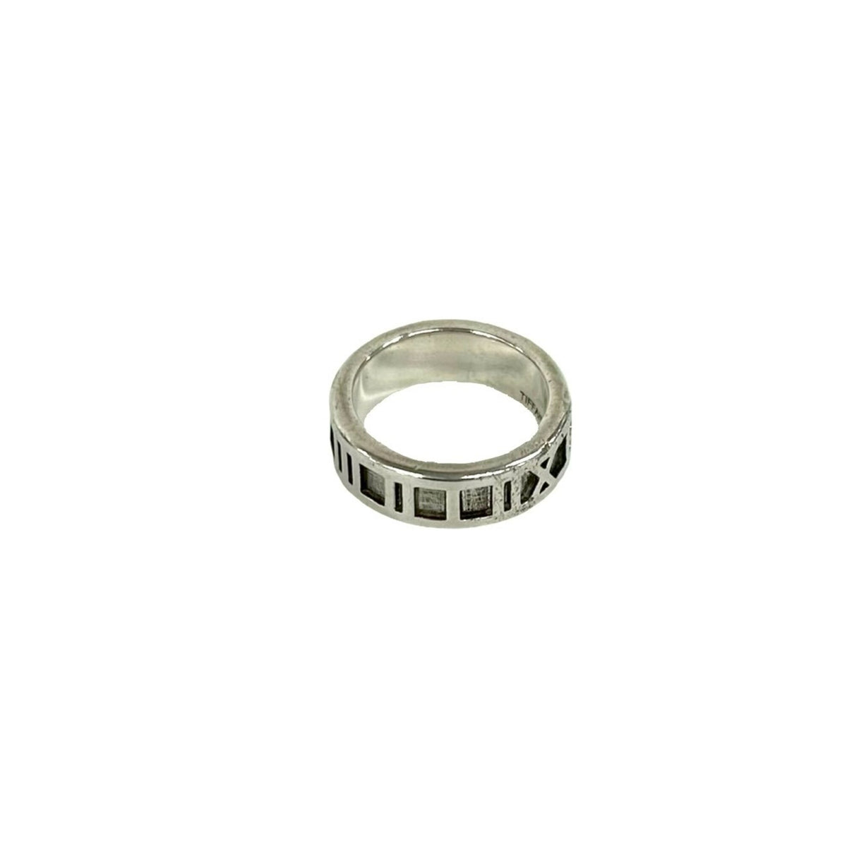 Tiffany Silver Silver 925 Band Ring (Pre-Owned)