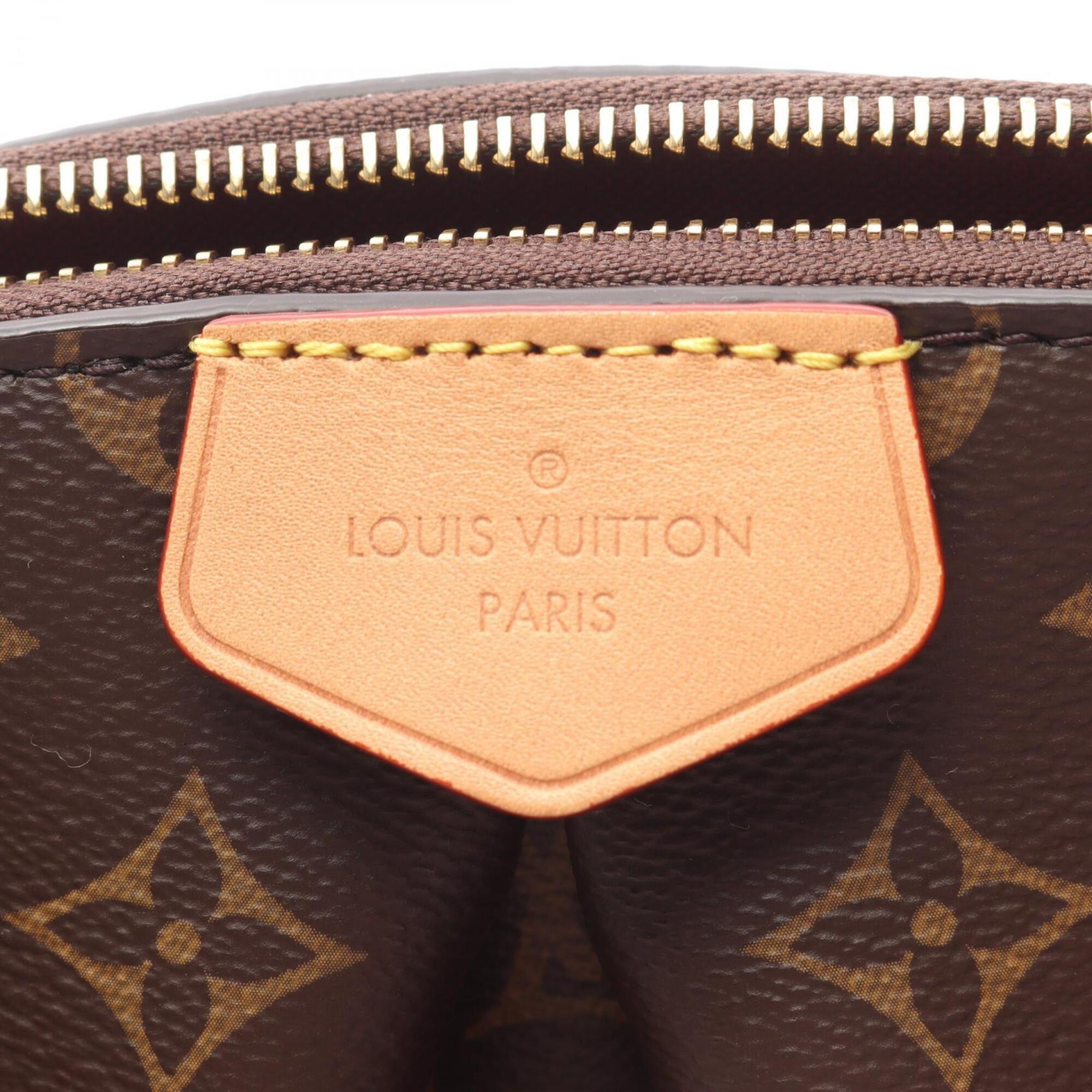 Louis Vuitton Brown Coated Canvas Pvc Monogram Leather Handbag (Pre-Owned)
