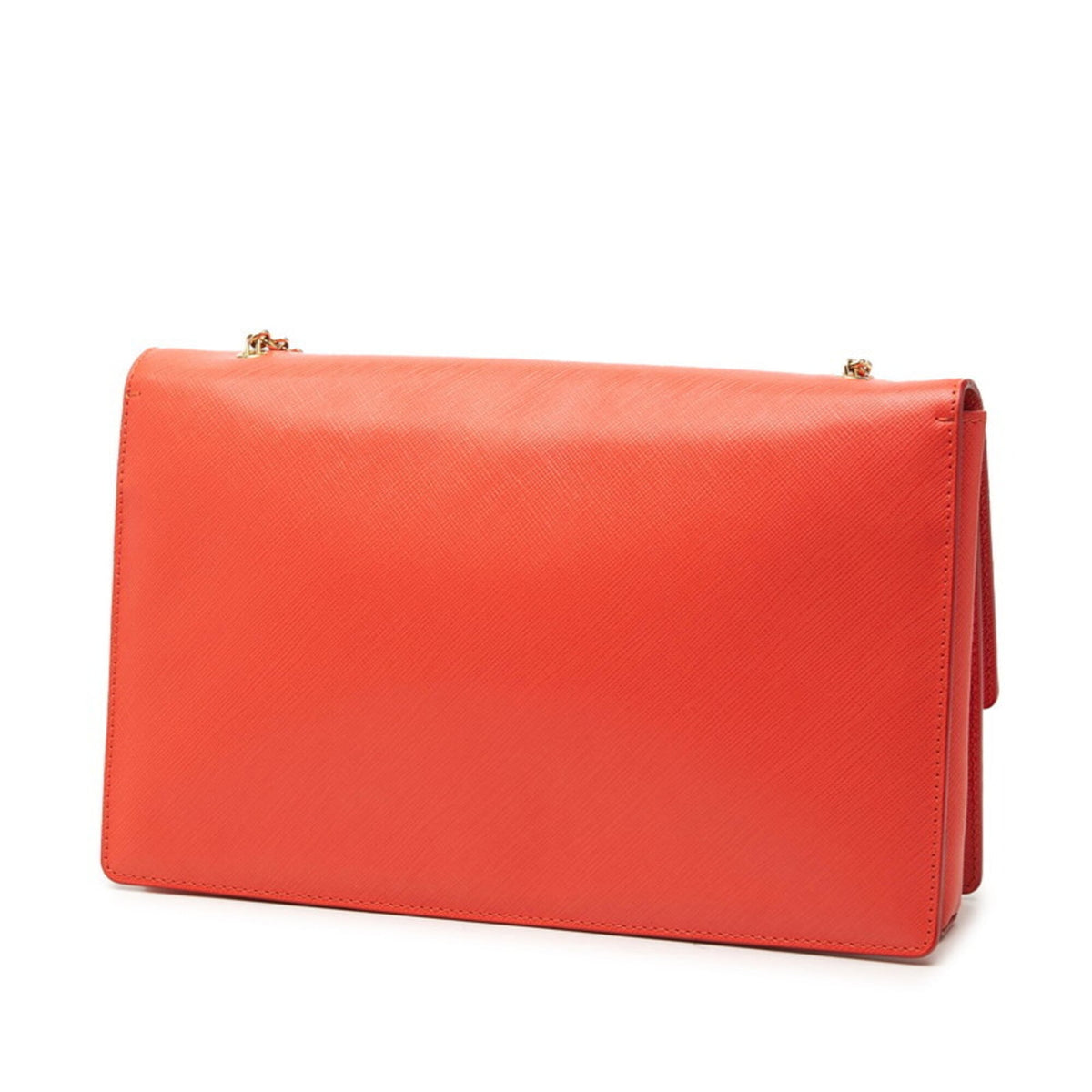 Salvatore Ferragamo Orange Leather Shoulder Bag (Pre-Owned)