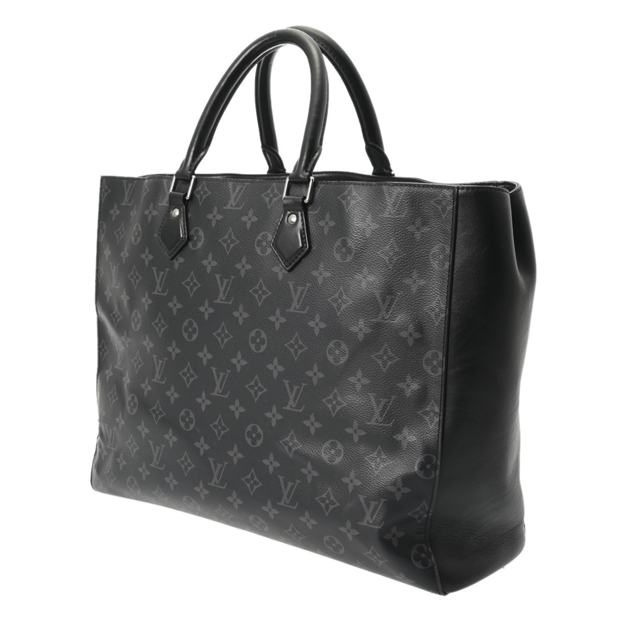 Louis Vuitton Monogram Eclipse Black Gray Monogram Tote Bag (Pre-Owned)
