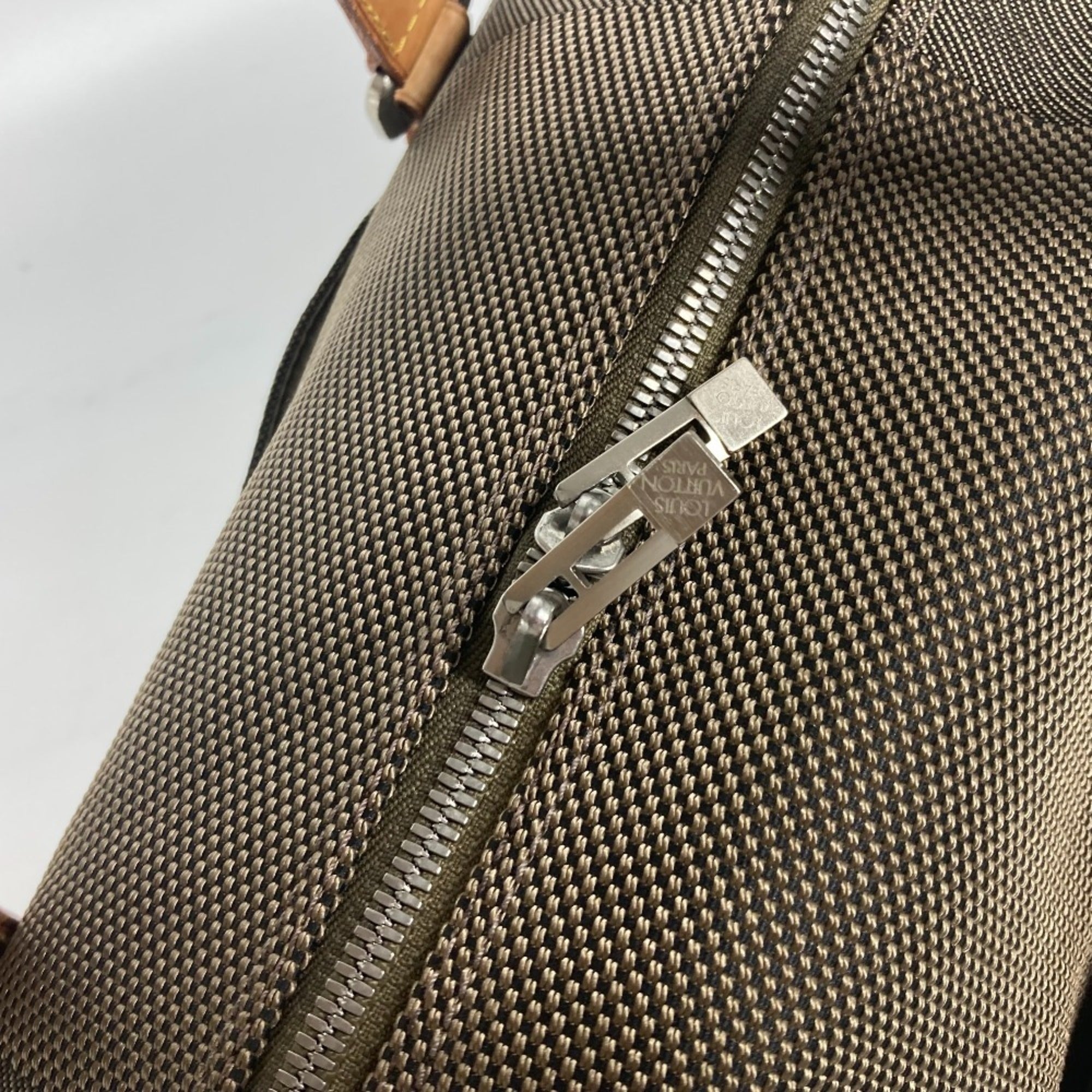 Louis Vuitton Earth Khaki Damier Geant Boston Bag Shoulder Bag (Pre-Owned)