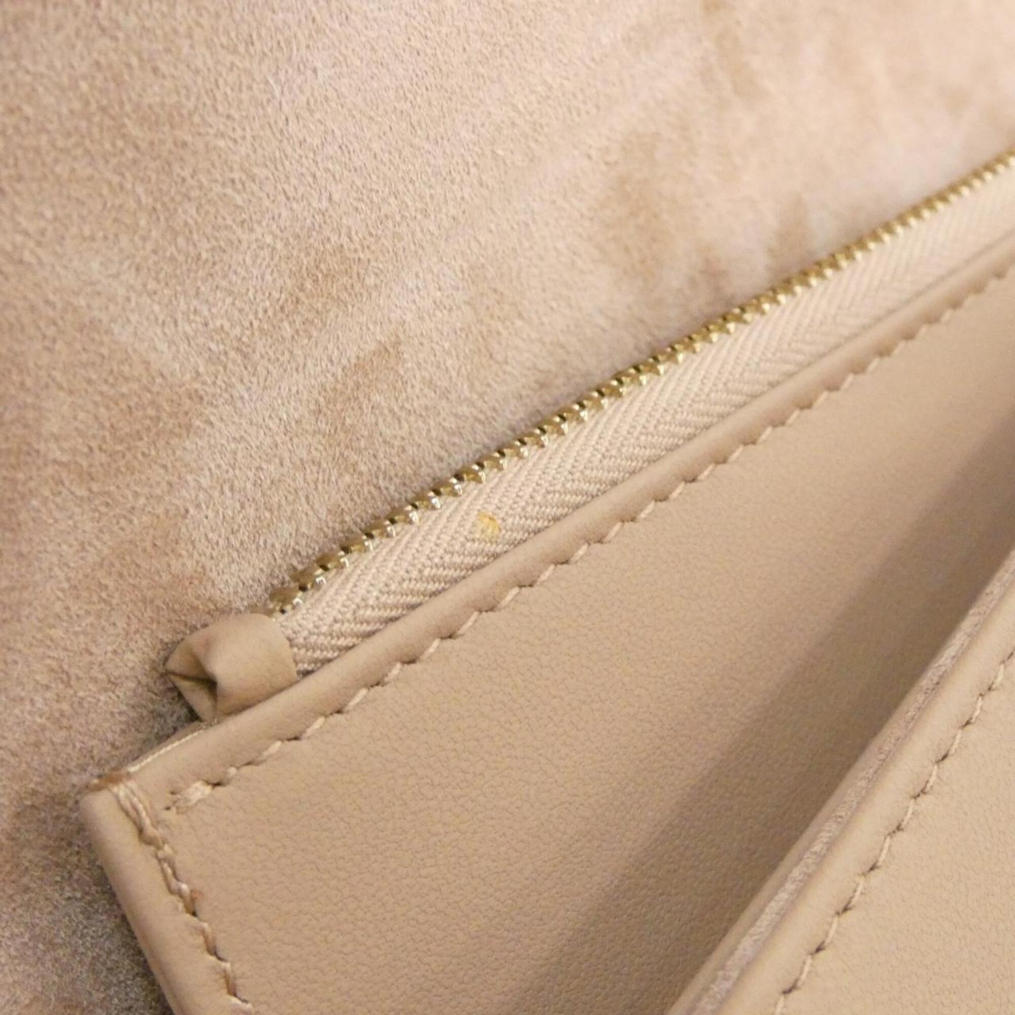 Christian Dior Lady Dior Pink Beige Handbag (Pre-Owned)