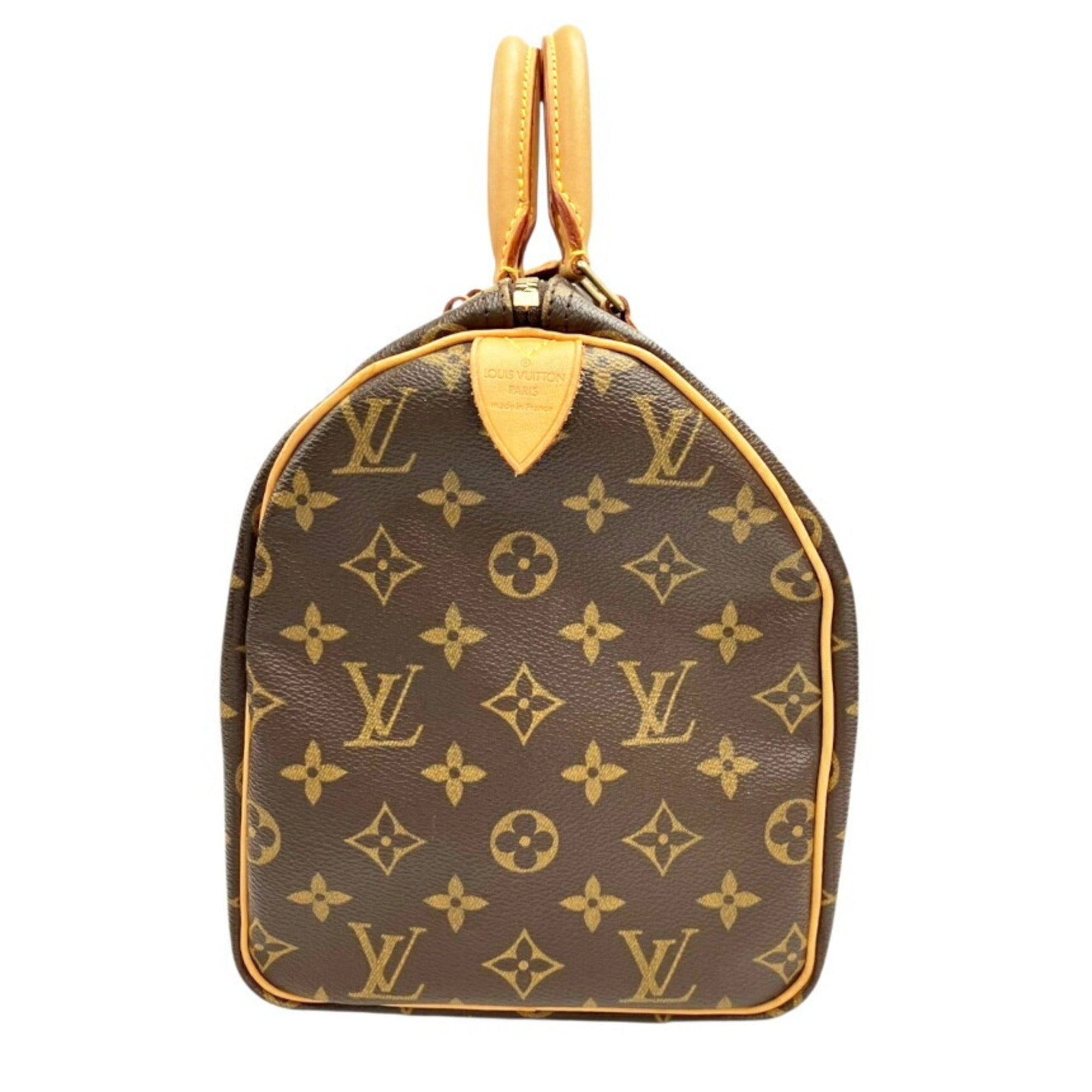 Louis Vuitton Brown Monogram Boston Bag Handbag (Pre-Owned)