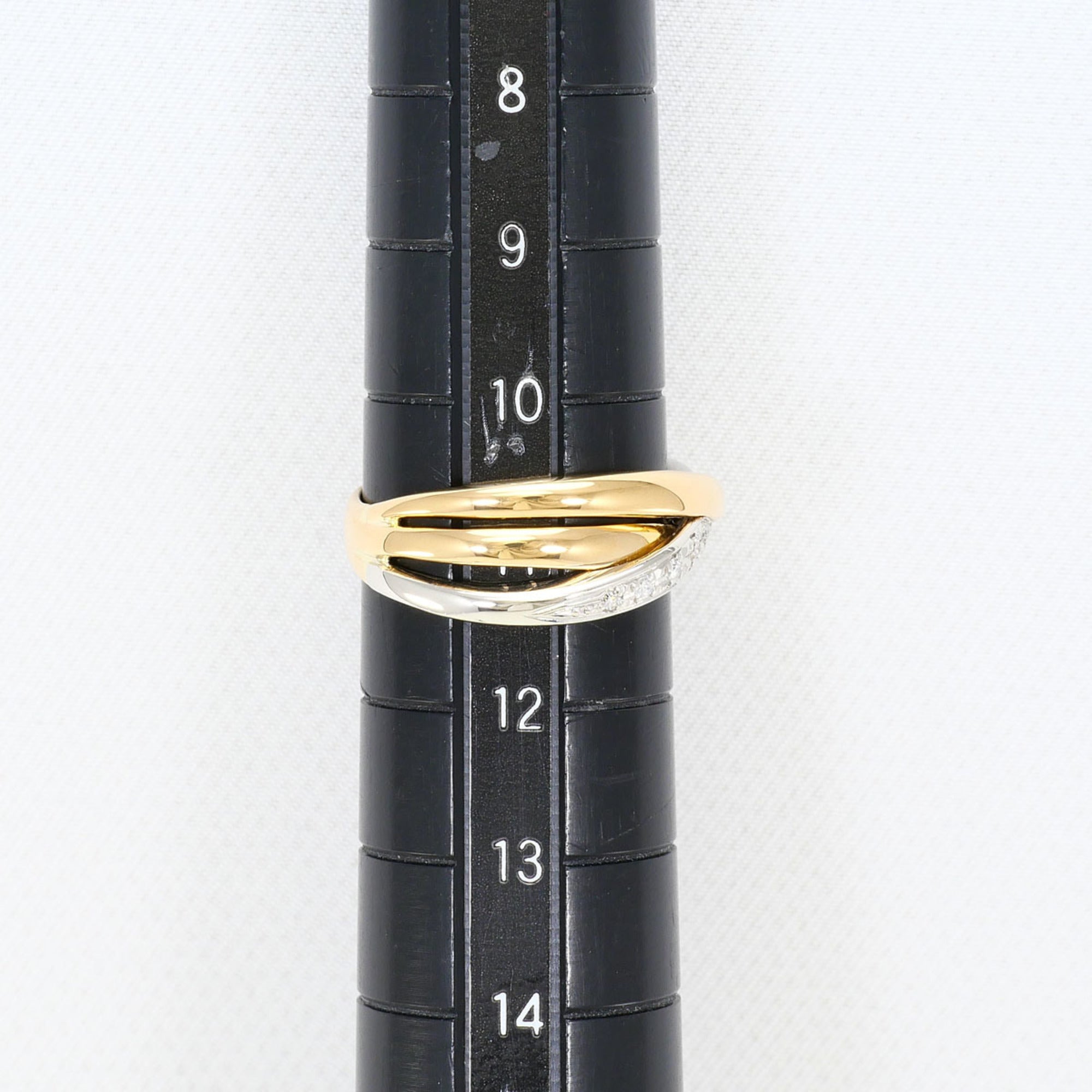 Unbranded Platinum Yellow Gold Yellow Gold (18K) Platinum 900 Band Ring (Pre-Owned)