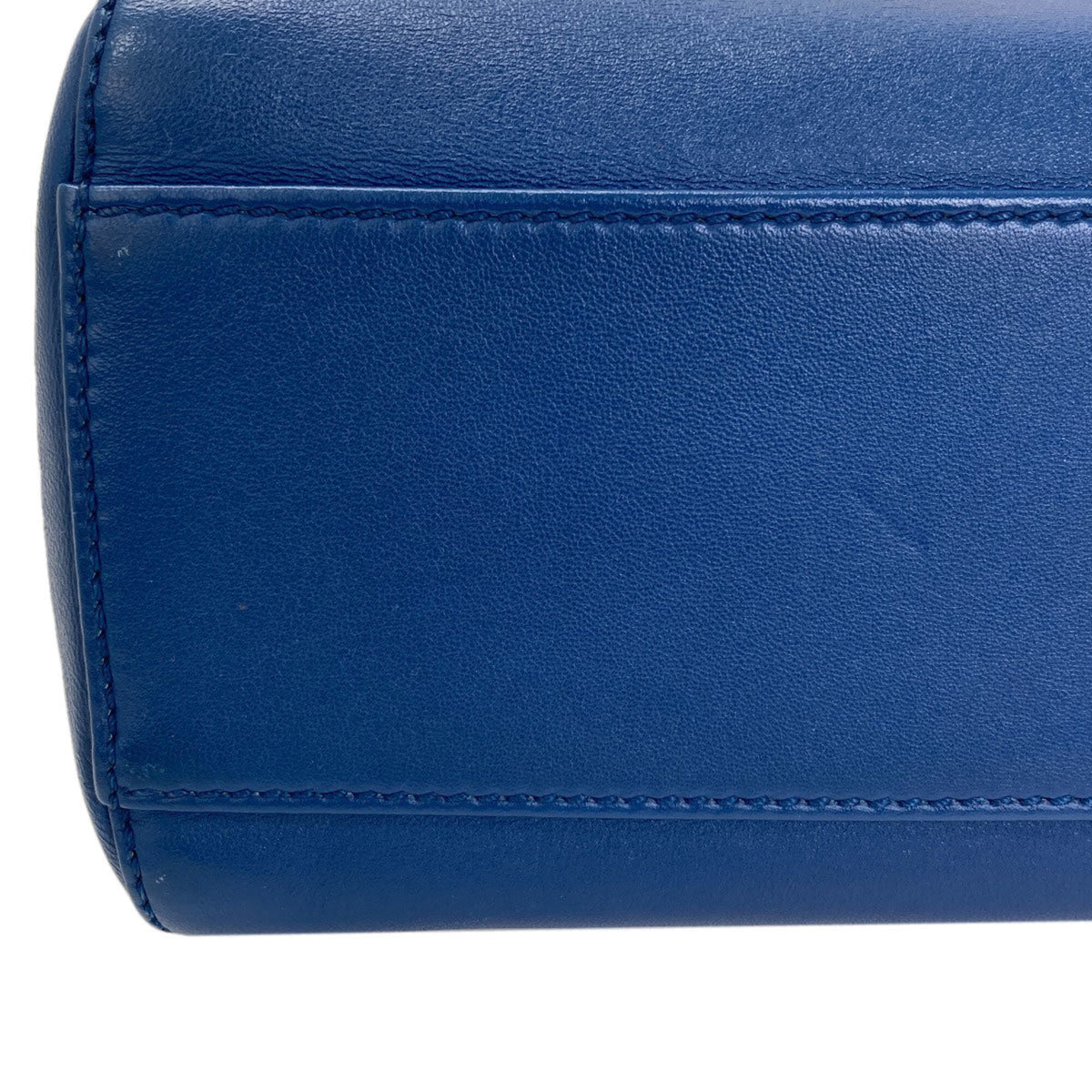 Fendi Blue Purple Leather Handbag (Pre-Owned)