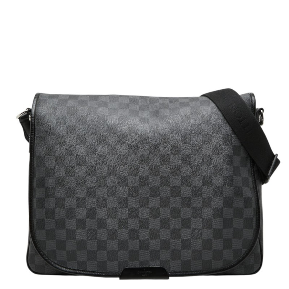 Louis Vuitton Black Pvc Leather Shoulder Bag (Pre-Owned)