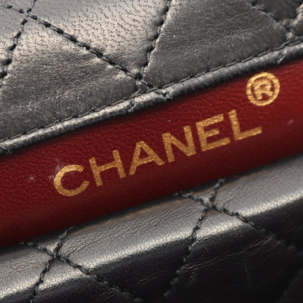 Chanel Black Leather Handbag Shoulder Bag (Pre-Owned)