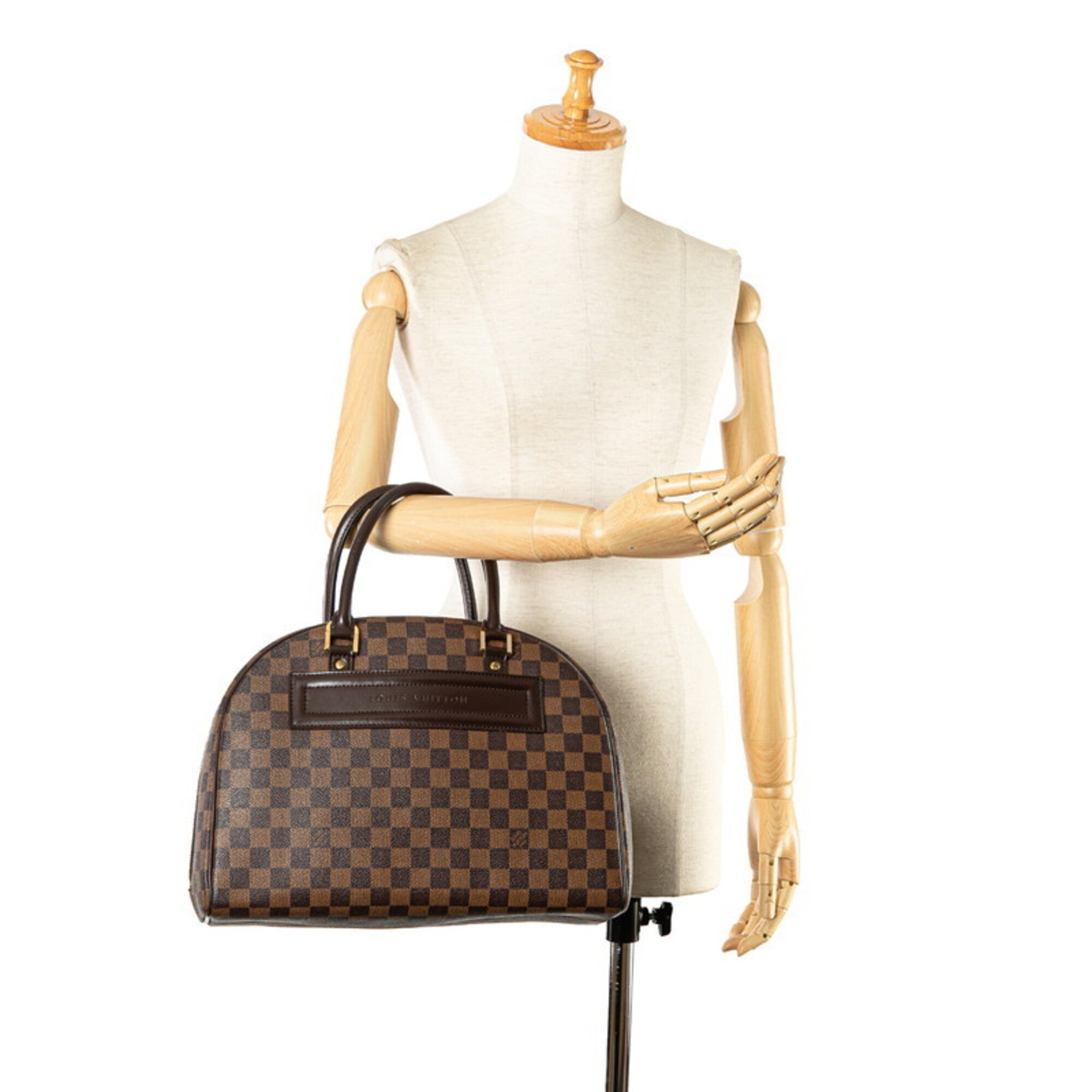 Louis Vuitton Brown Pvc Leather Handbag (Pre-Owned)