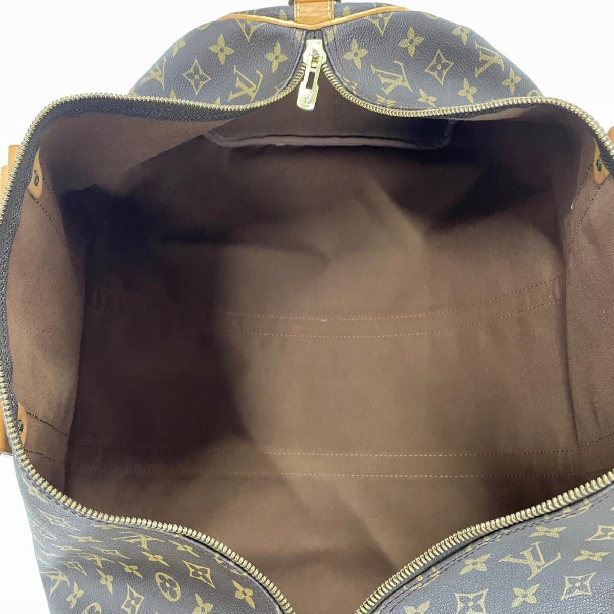 Louis Vuitton Brown Monogram Canvas Boston Bag (Pre-Owned)