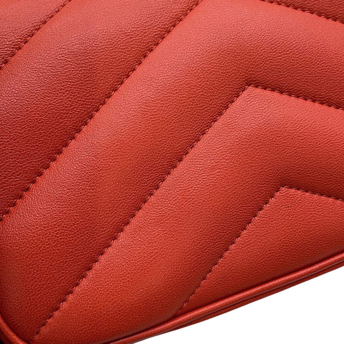 Yves Saint Laurent Orange Leather Shoulder Bag (Pre-Owned)