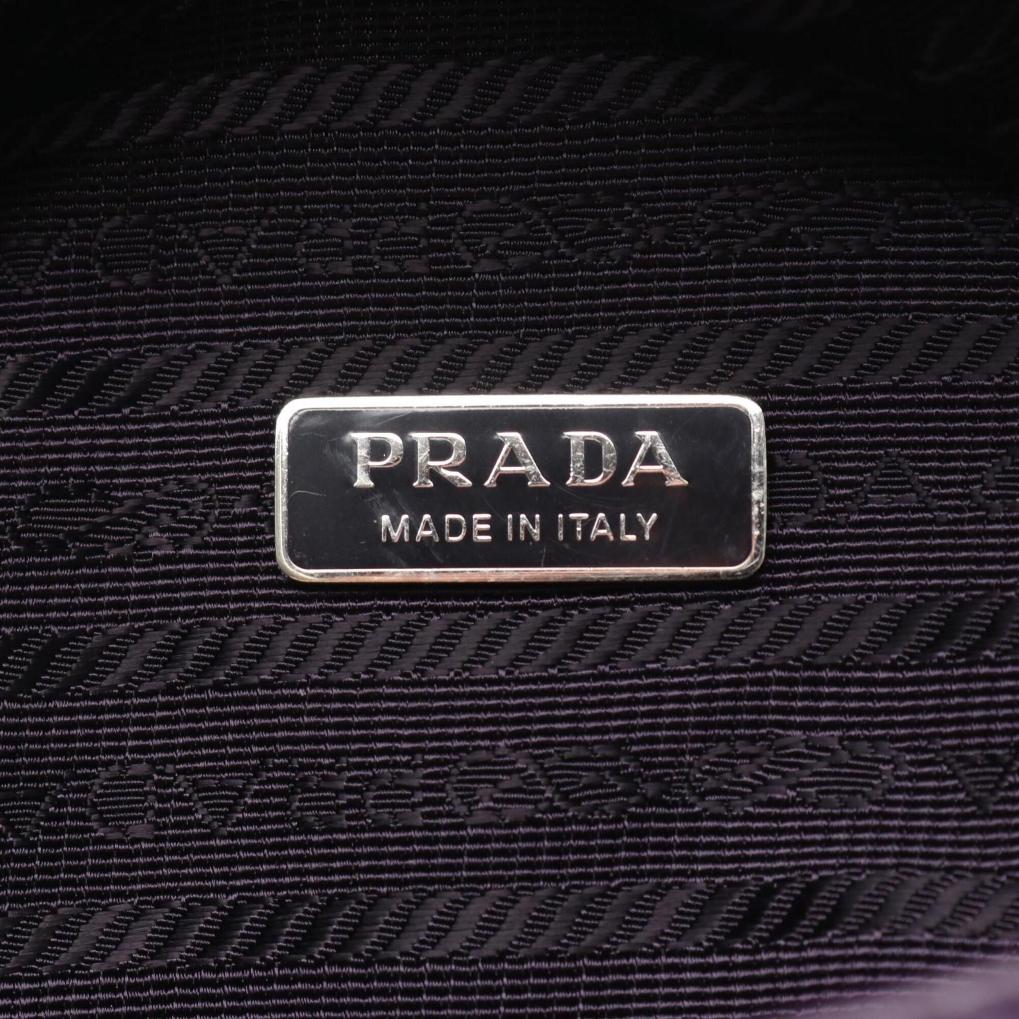 Prada Purple Leather Handbag (Pre-Owned)