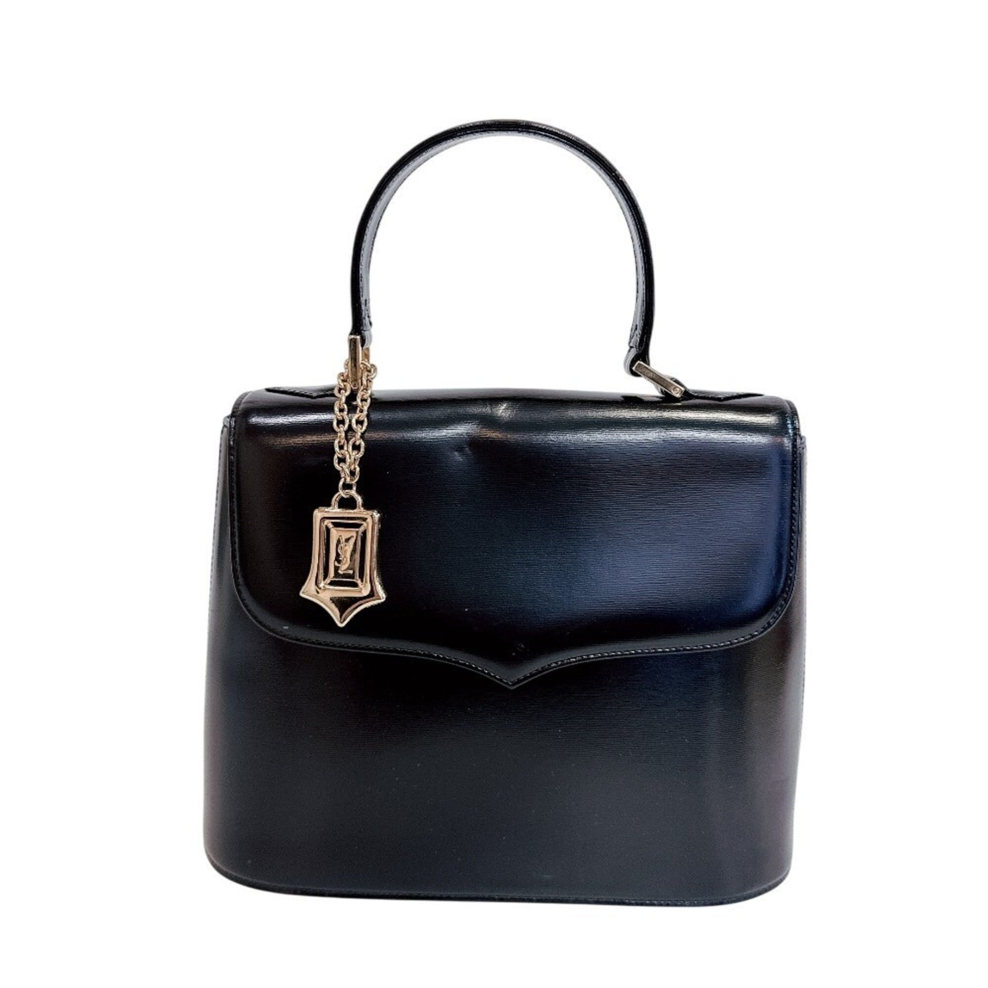 Yves Saint Laurent Black Leather Shoulder Bag (Pre-Owned)