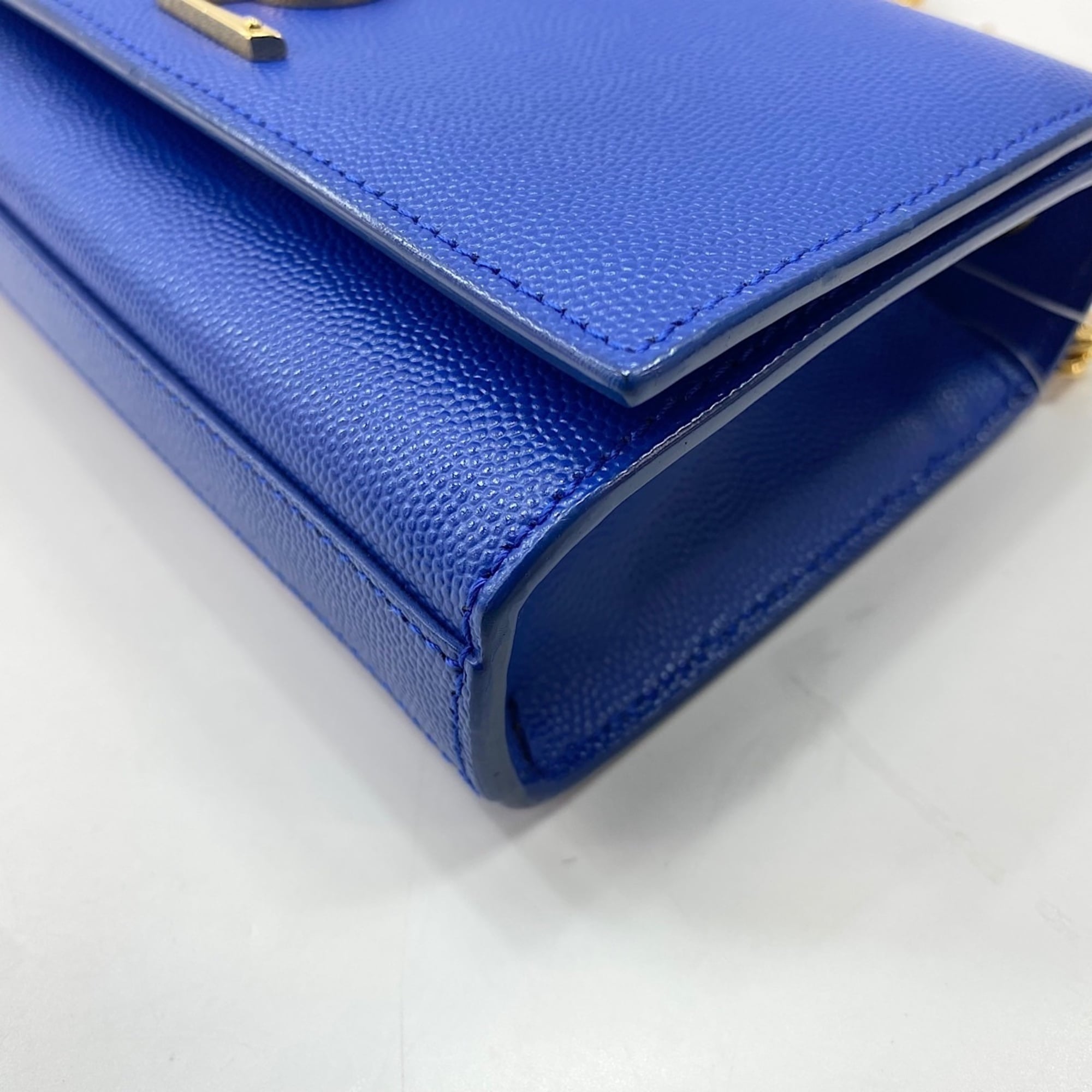 Yves Saint Laurent Blue Shoulder Bag (Pre-Owned)