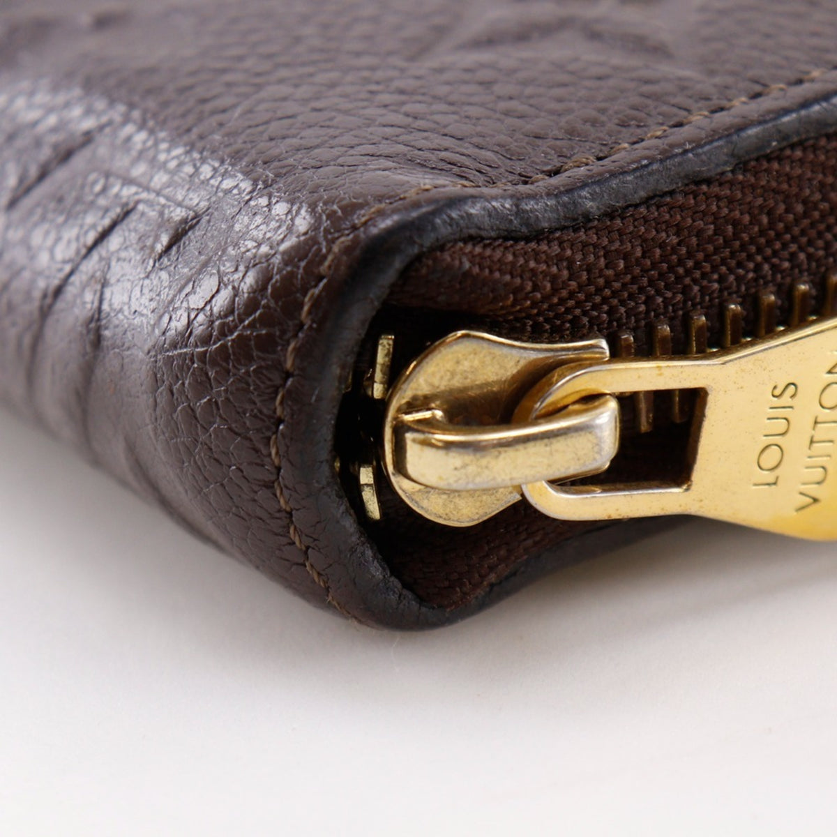 Louis Vuitton Monogram Empreinte Brown Ombre Monogram Empreinte Long Wallet (Bi-Fold) (Pre-Owned)
