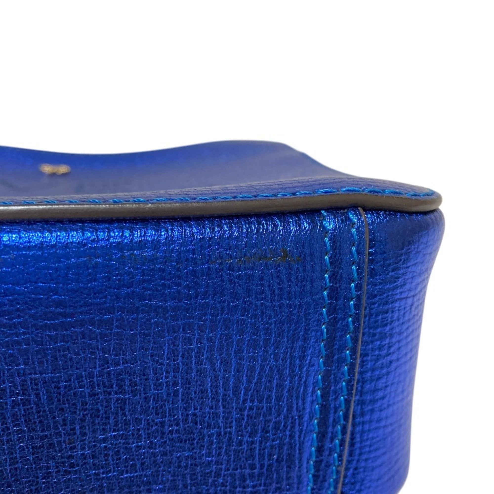 Anya Hindmarch Blue Shoulder Bag (Pre-Owned)