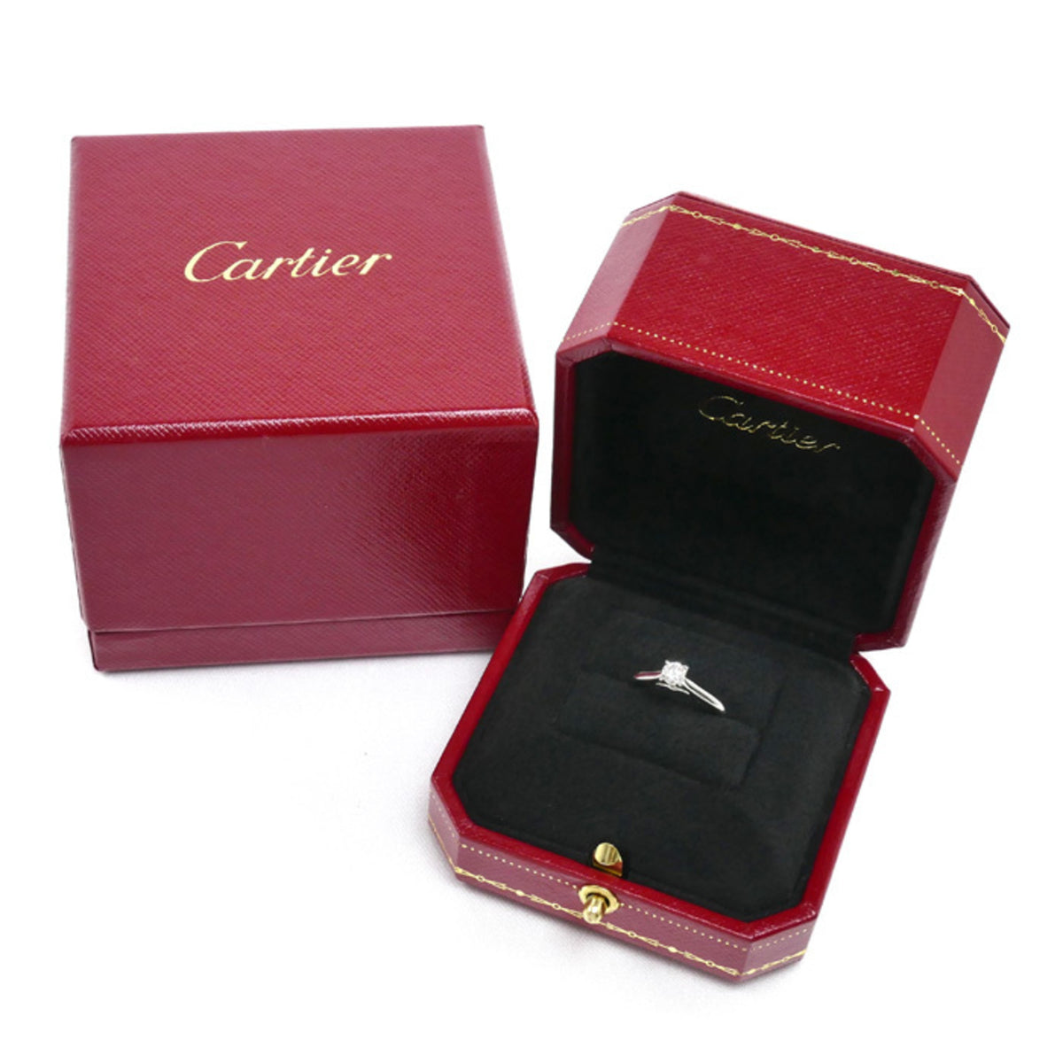 Cartier Platinum 950 Band Ring (Pre-Owned)
