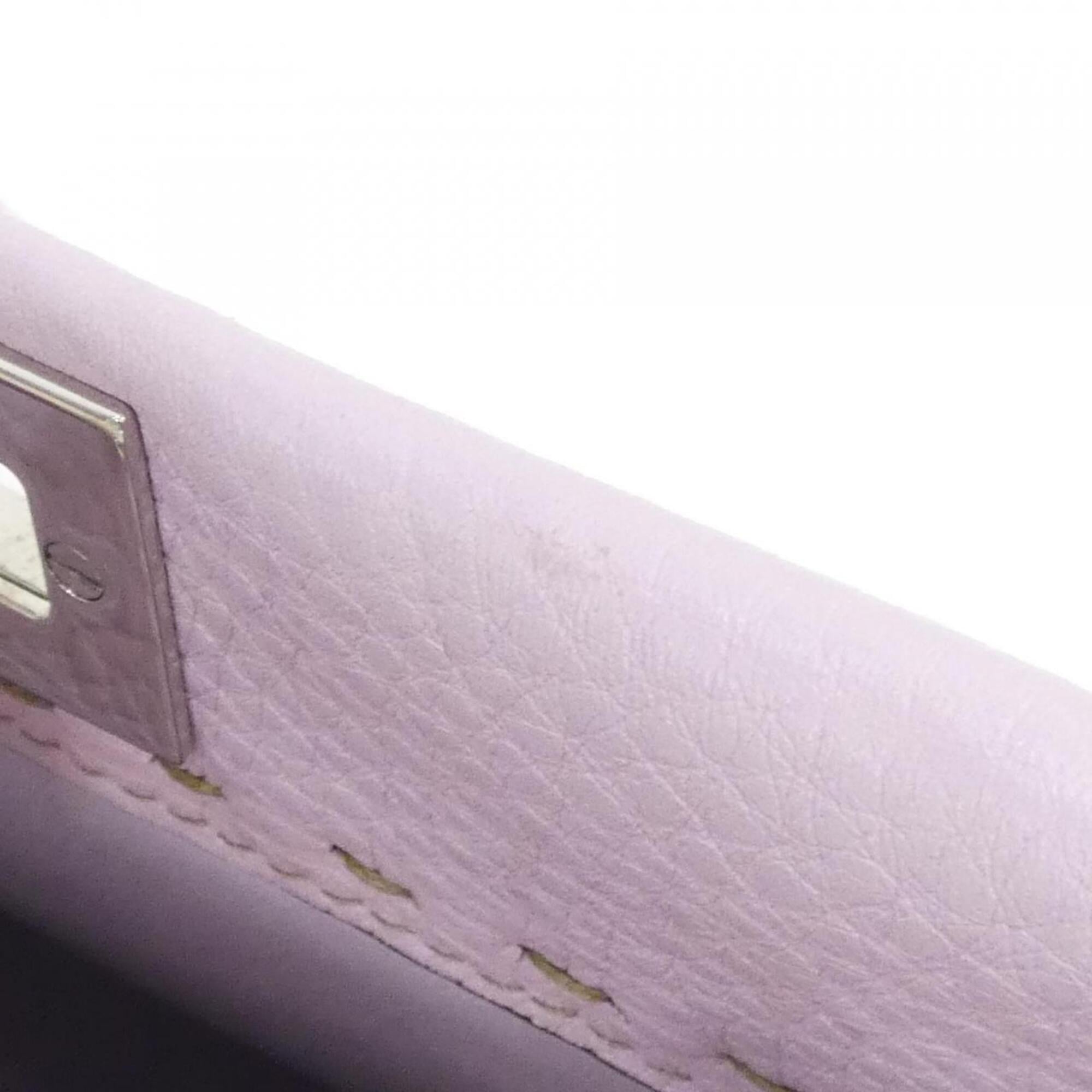 Fendi Selleria Pink Leather Handbag (Pre-Owned)