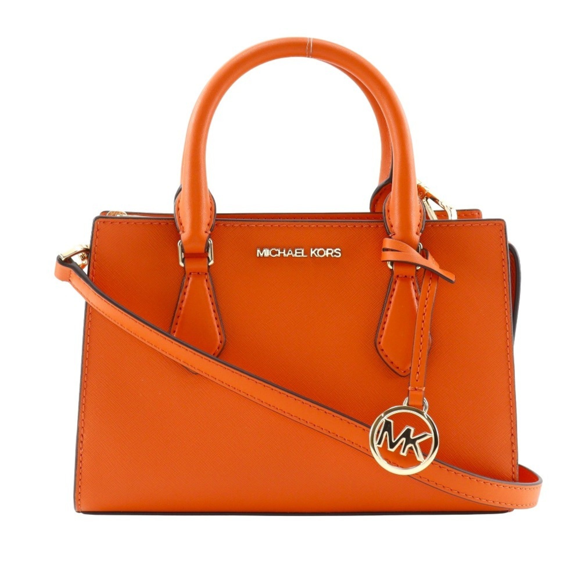 Michael Kors Orange Leather Handbag (Pre-Owned)