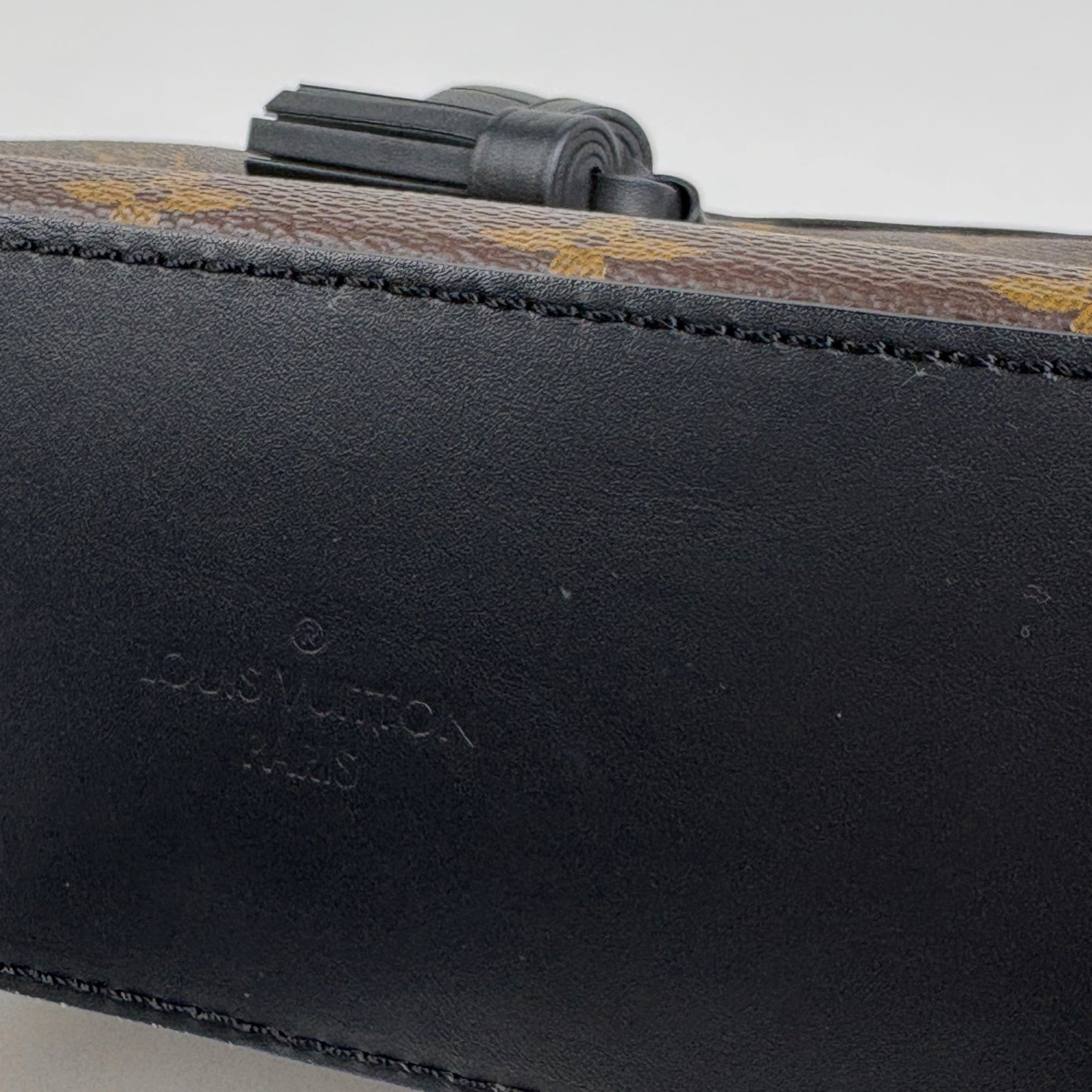 Louis Vuitton Black Brown Noir Monogram Shoulder Bag (Pre-Owned)