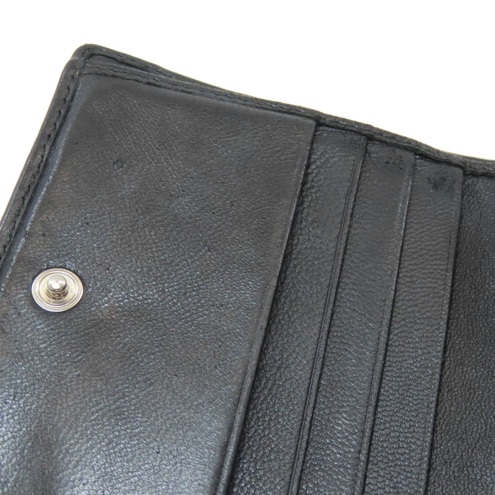 Miu Miu Black Leather Wallet (Bi-Fold) (Pre-Owned)