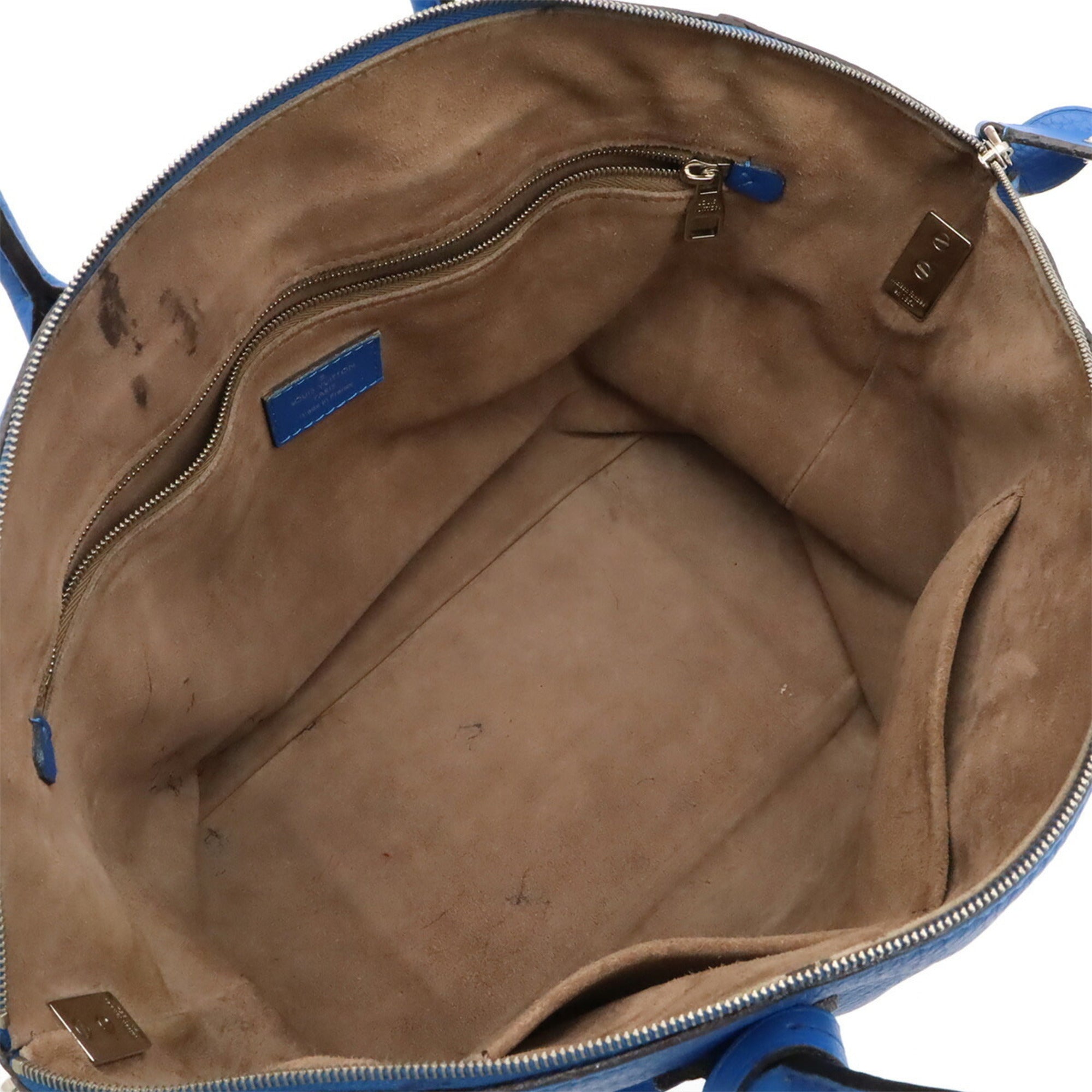 Louis Vuitton Blue Leather Handbag (Pre-Owned)