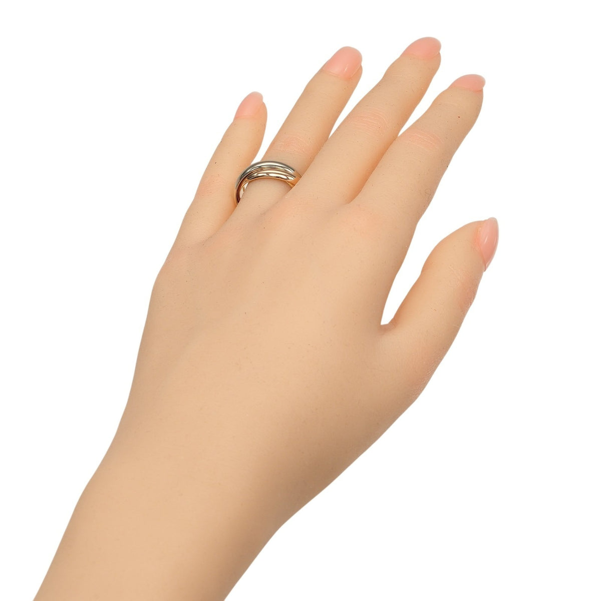 Cartier Trinity Yellow Gold (18K) Pink Gold (18K) White Gold (18K) Band Ring (Pre-Owned)