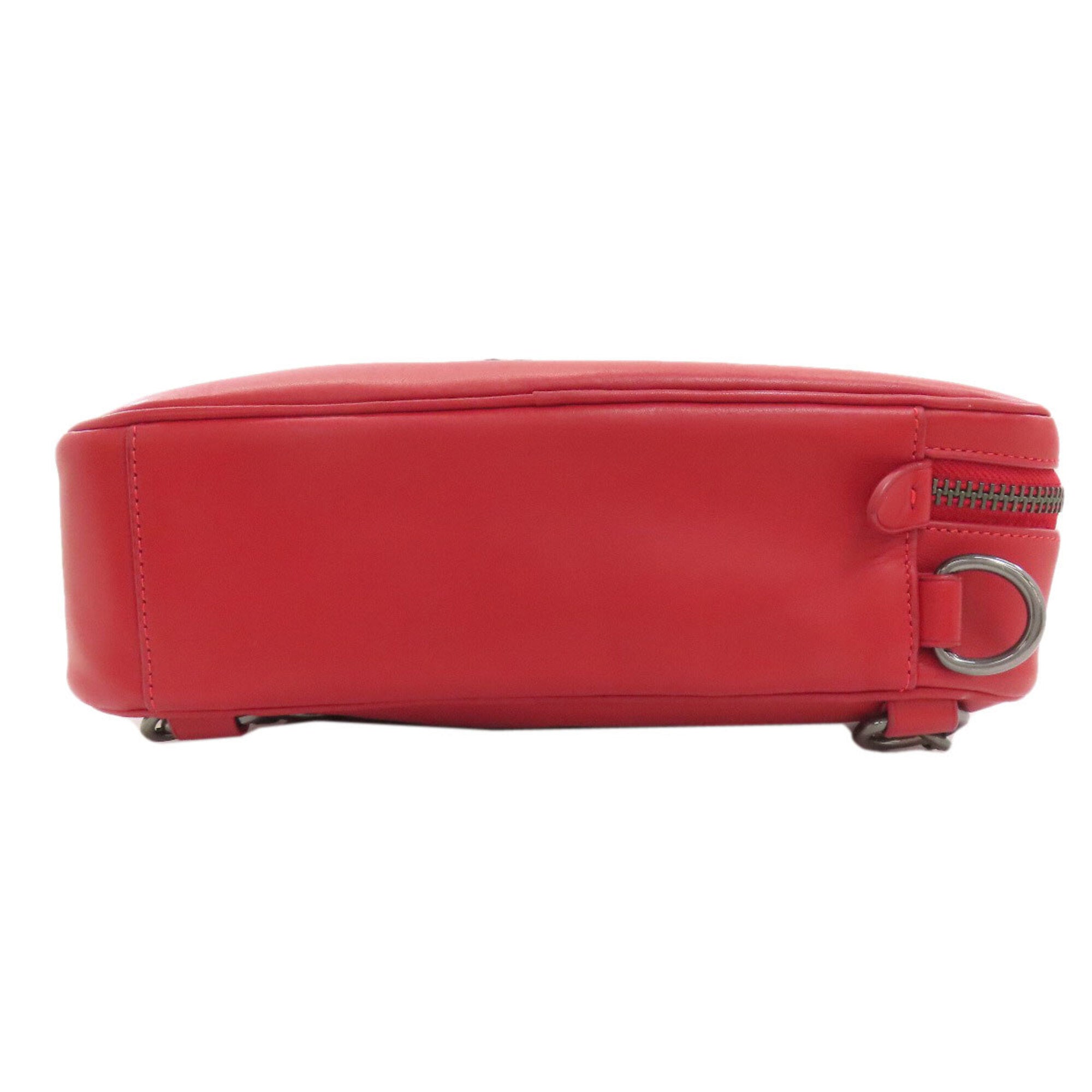 Coach Red Color Leather (Pre-Owned)